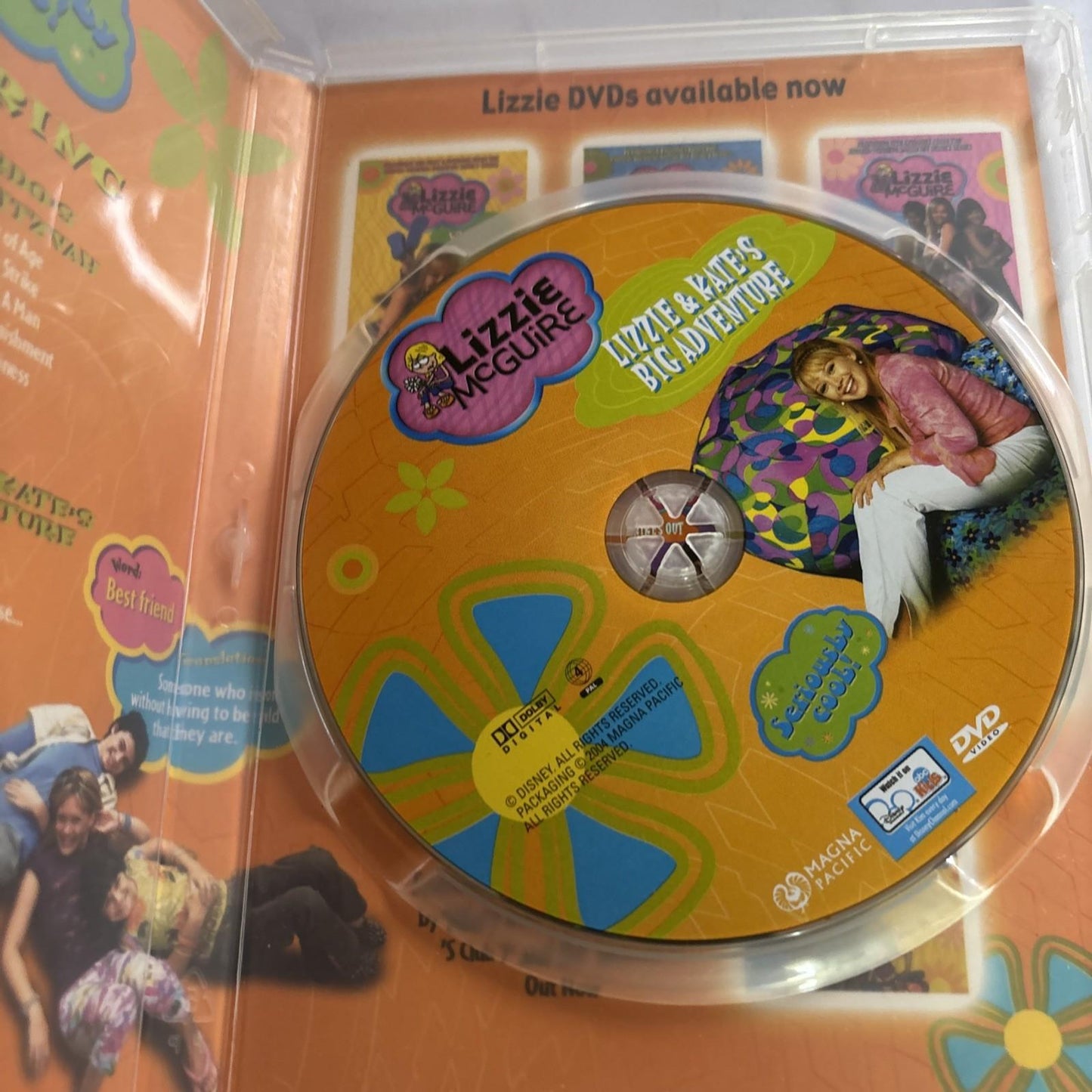 Lizzie Mcguire - Lizzie and Kate's Big Adventure : Vol 6 (DVD, 2002) Region 4