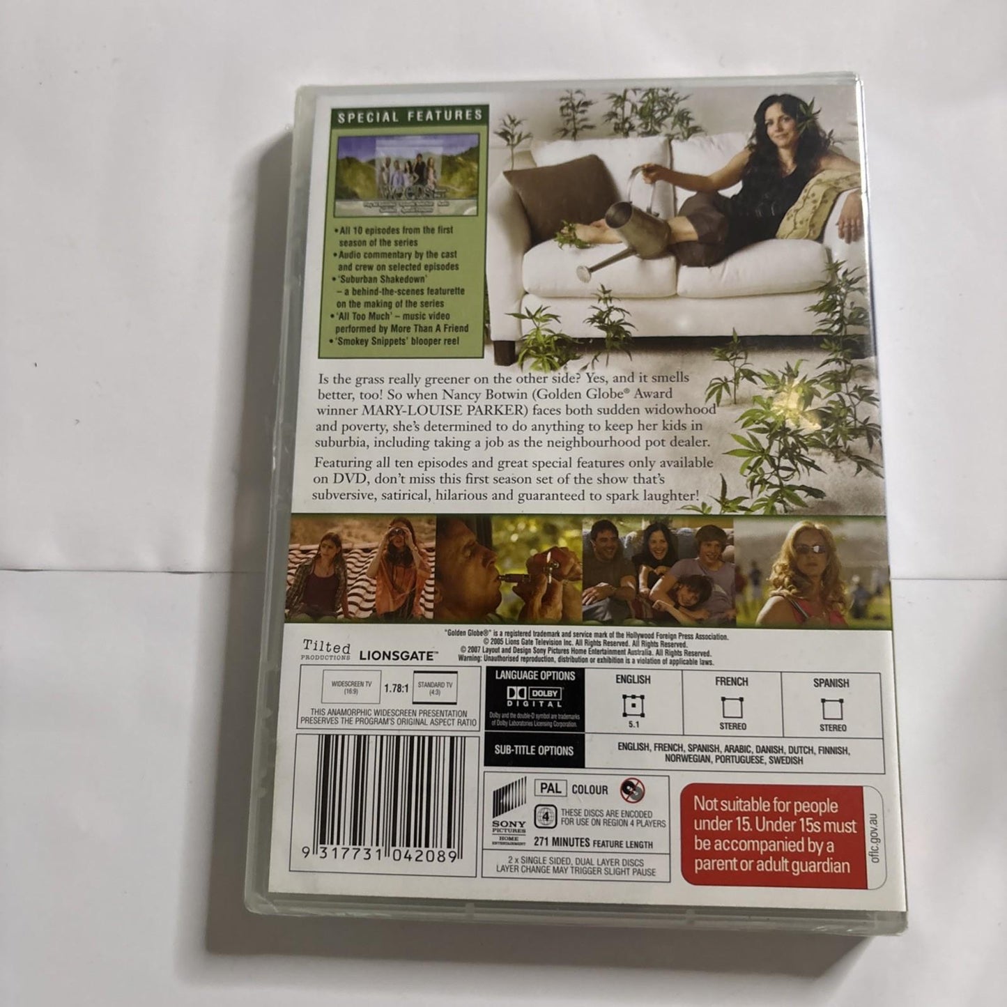 Weeds : Season 1 (DVD, 2005) Region 4 *New Sealed*