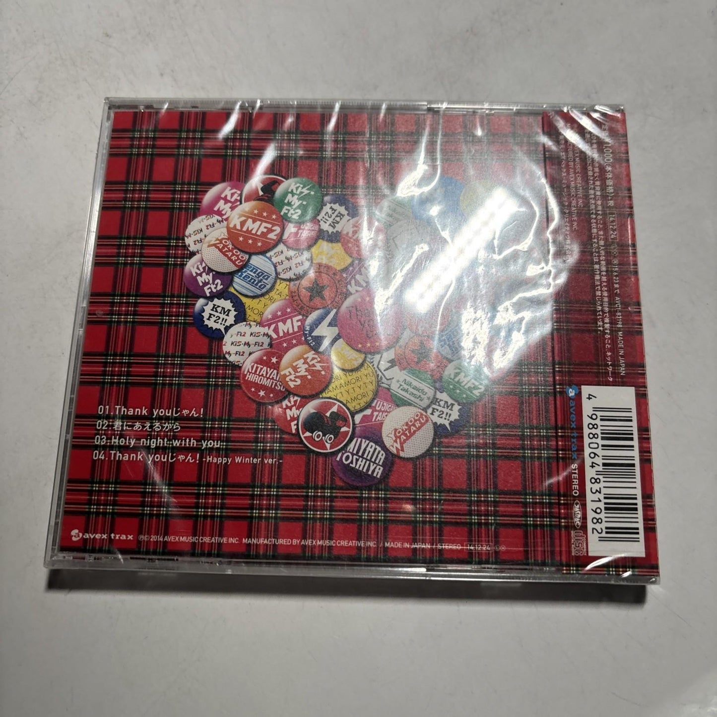 Kis-My-Ft2 - Thank Youじゃん! (CD, 2014) Avc1-83198 Japan Obi *New Sealed*