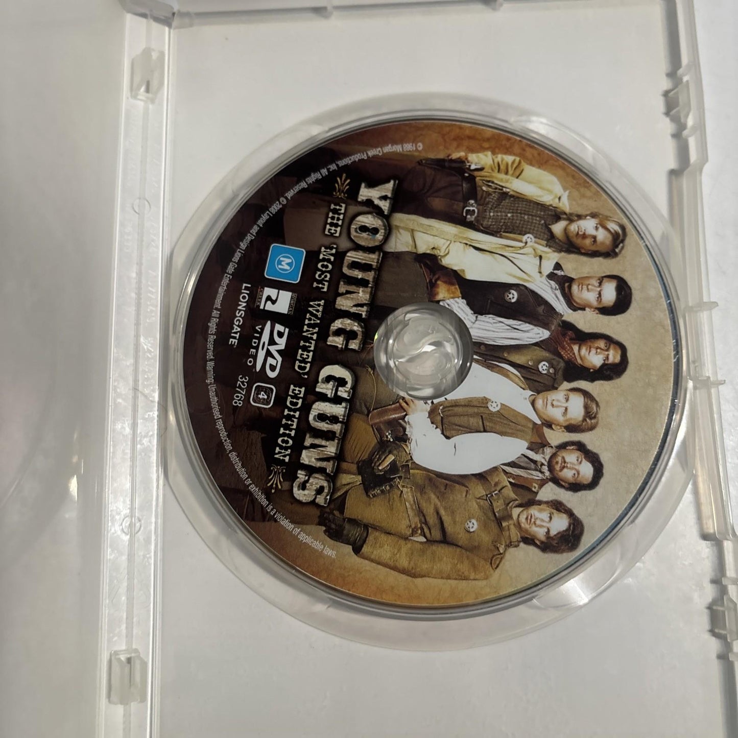 Young Guns: the Most Wanted Edition (DVD, 1988) Emilio Estevez Region 4