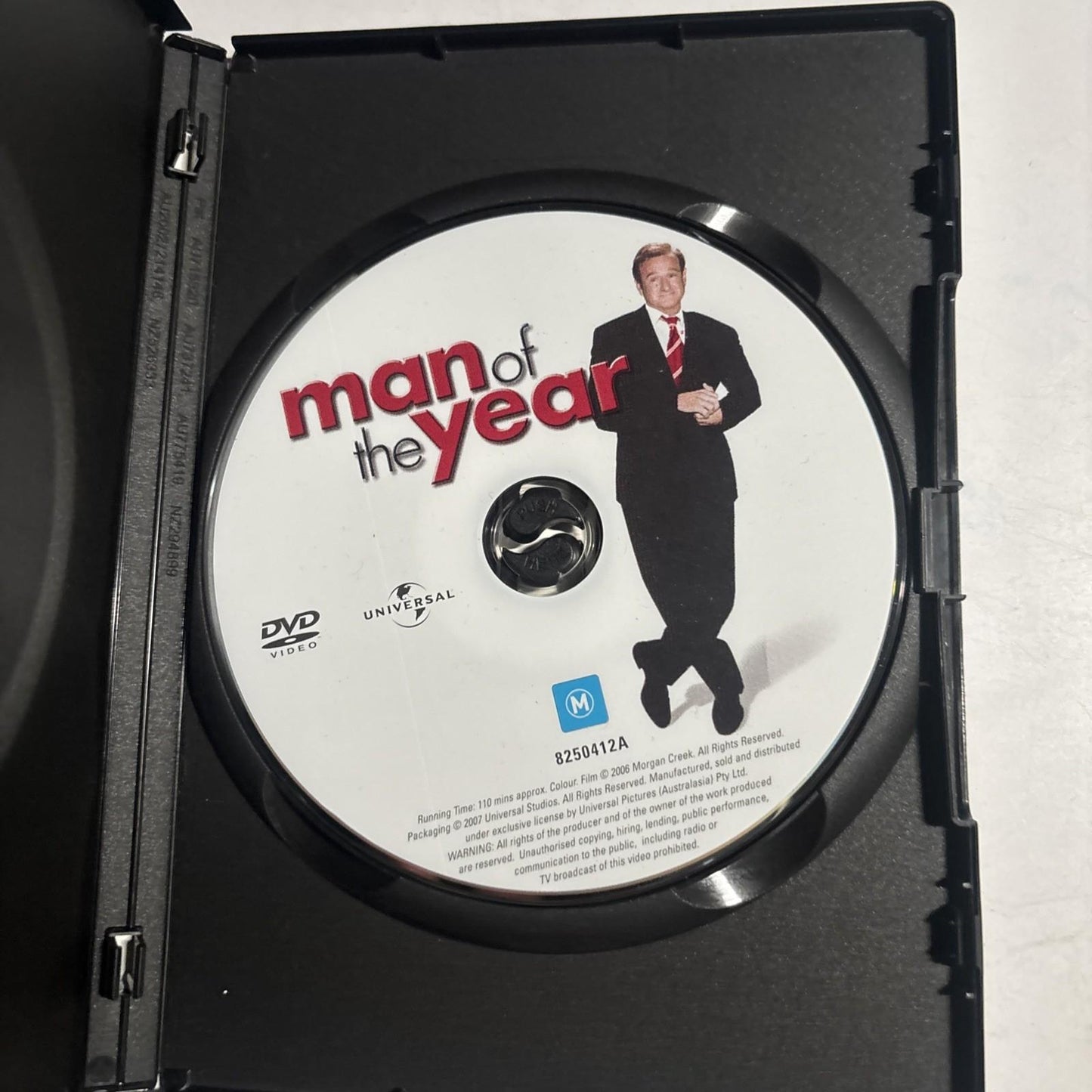 Man of the Year (DVD, 2006) Robin Williams Region 4,2
