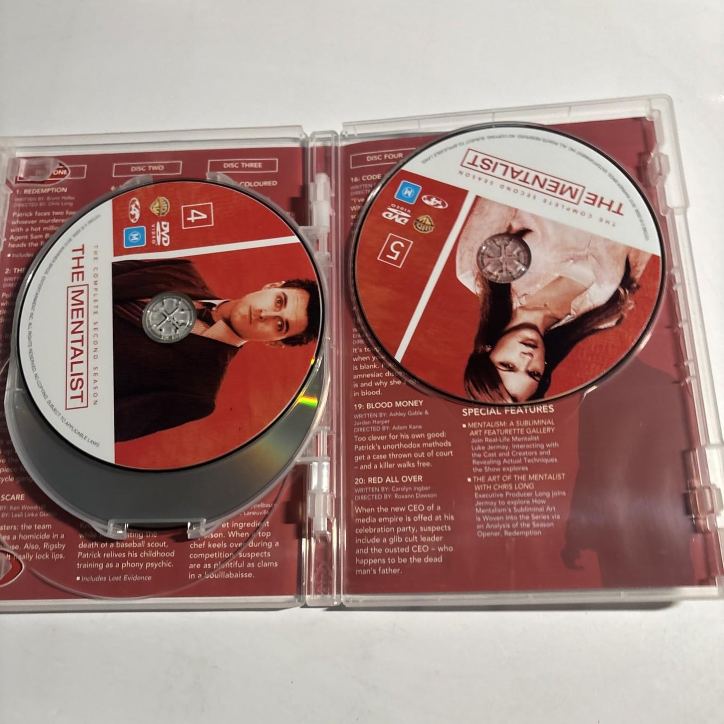 The Mentalist : Season 2 (DVD, 2009) Region 4
