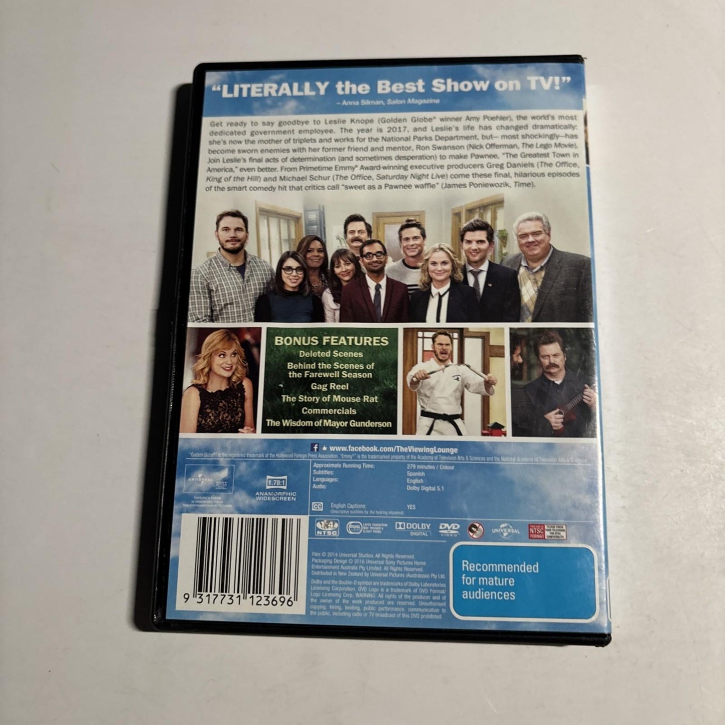 Parks and Recreation : Season 7 (DVD, 2015) Region 4,1 NEW