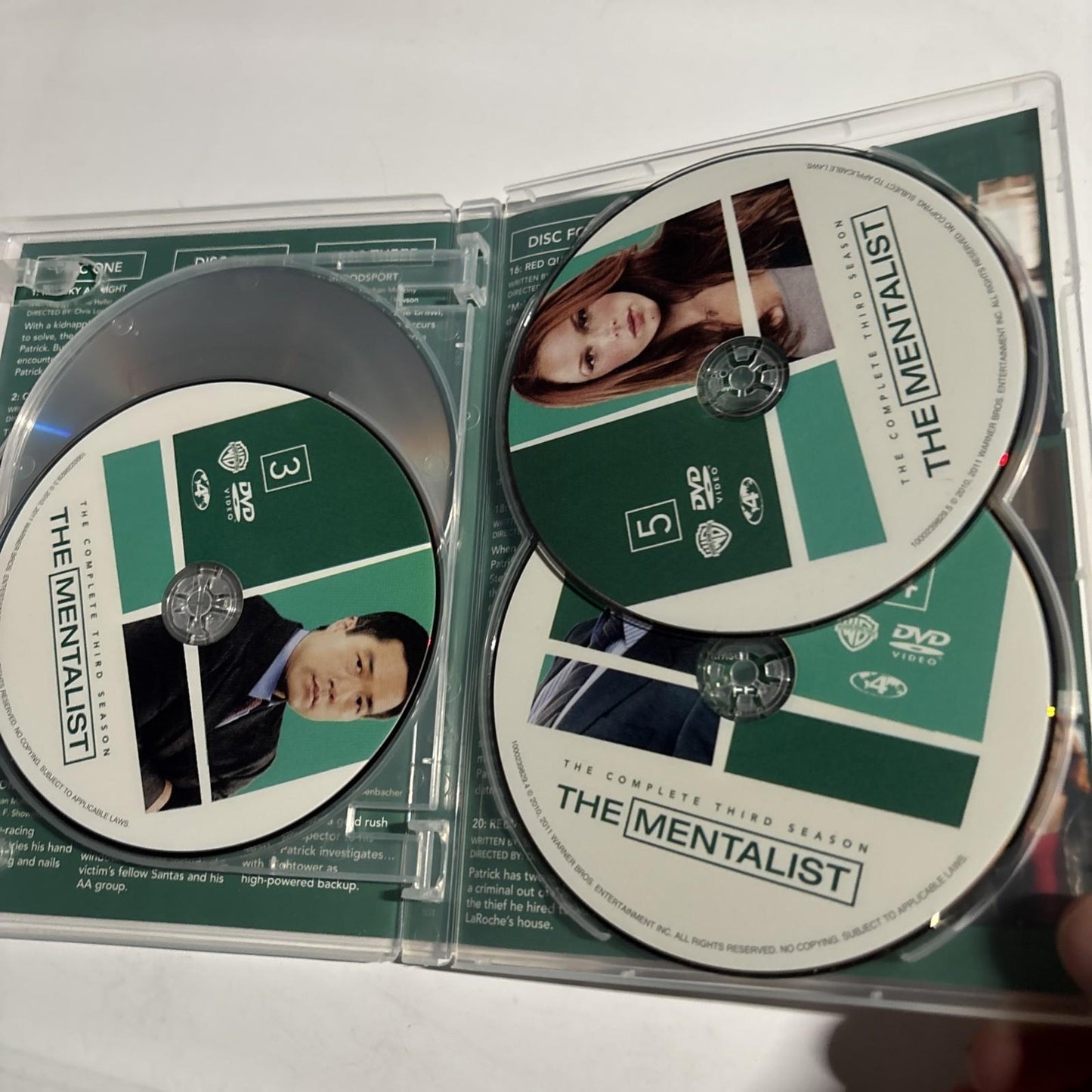 The Mentalist : Season 3 (DVD, 2011) Region 4