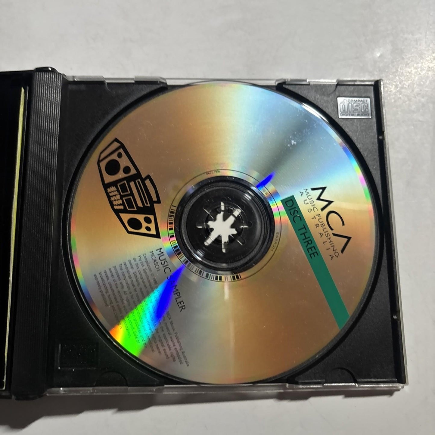 MCA Music Publishing Australia Sampler (CD, 1996, 3-Disc) Mcas01 Promo