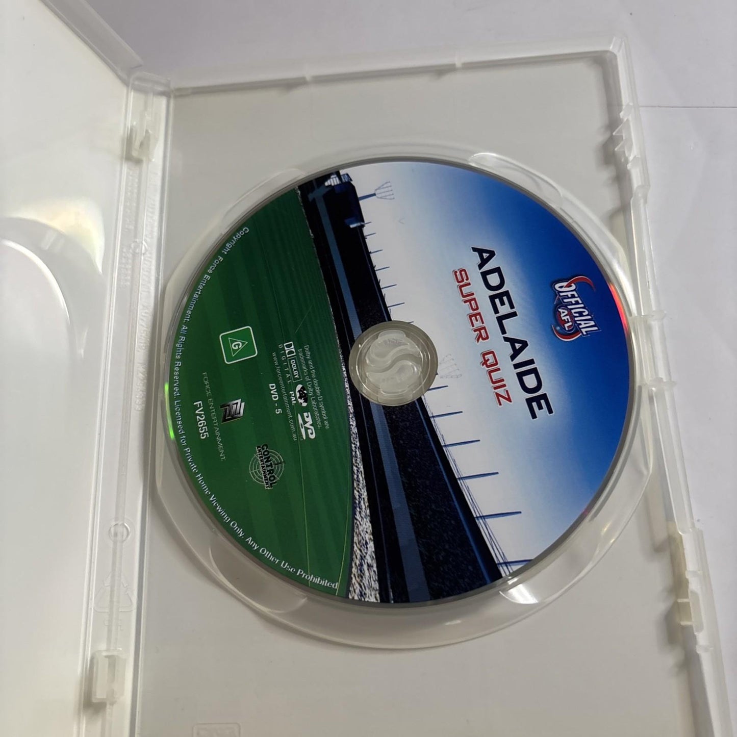 AFL - Adelaide Super Quiz (Dvd Game) (DVD, 2008) Region 4