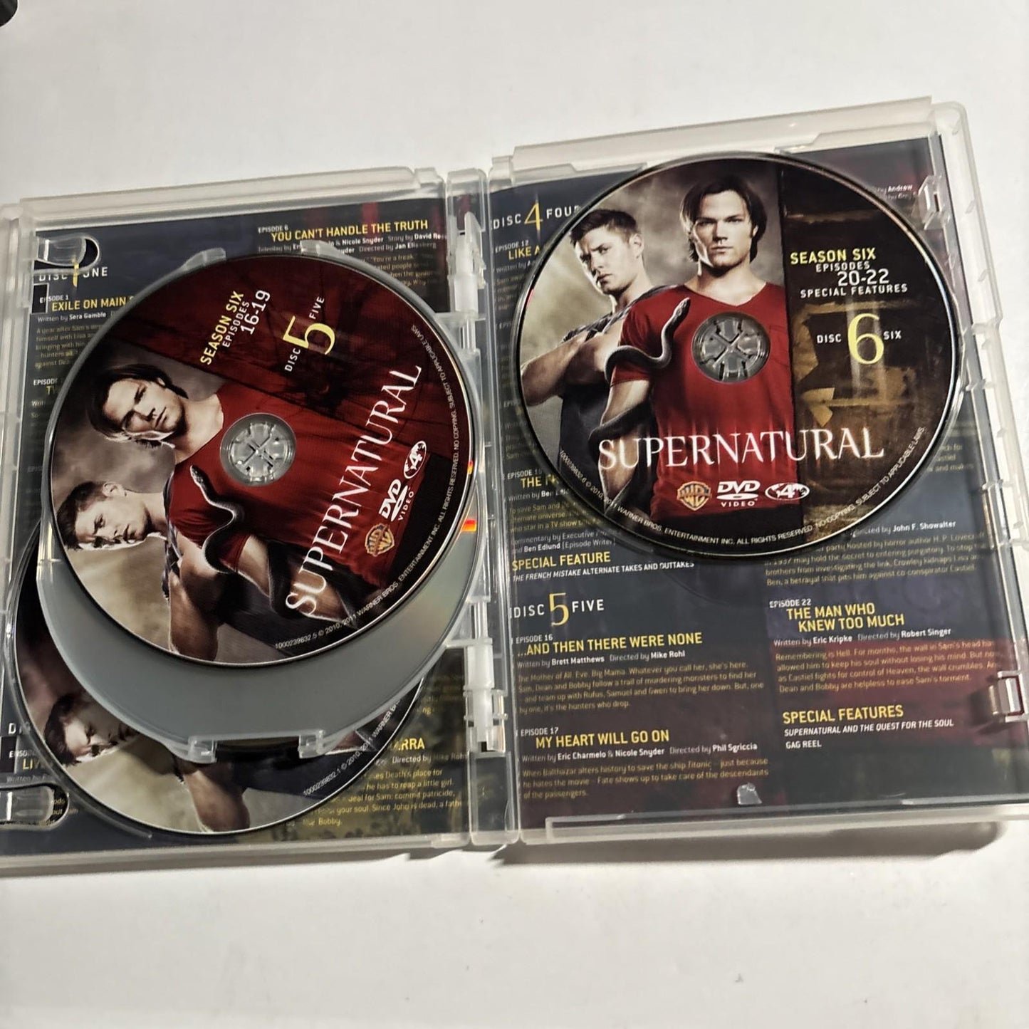 Supernatural : Season 6 (DVD, 2011) Region 4