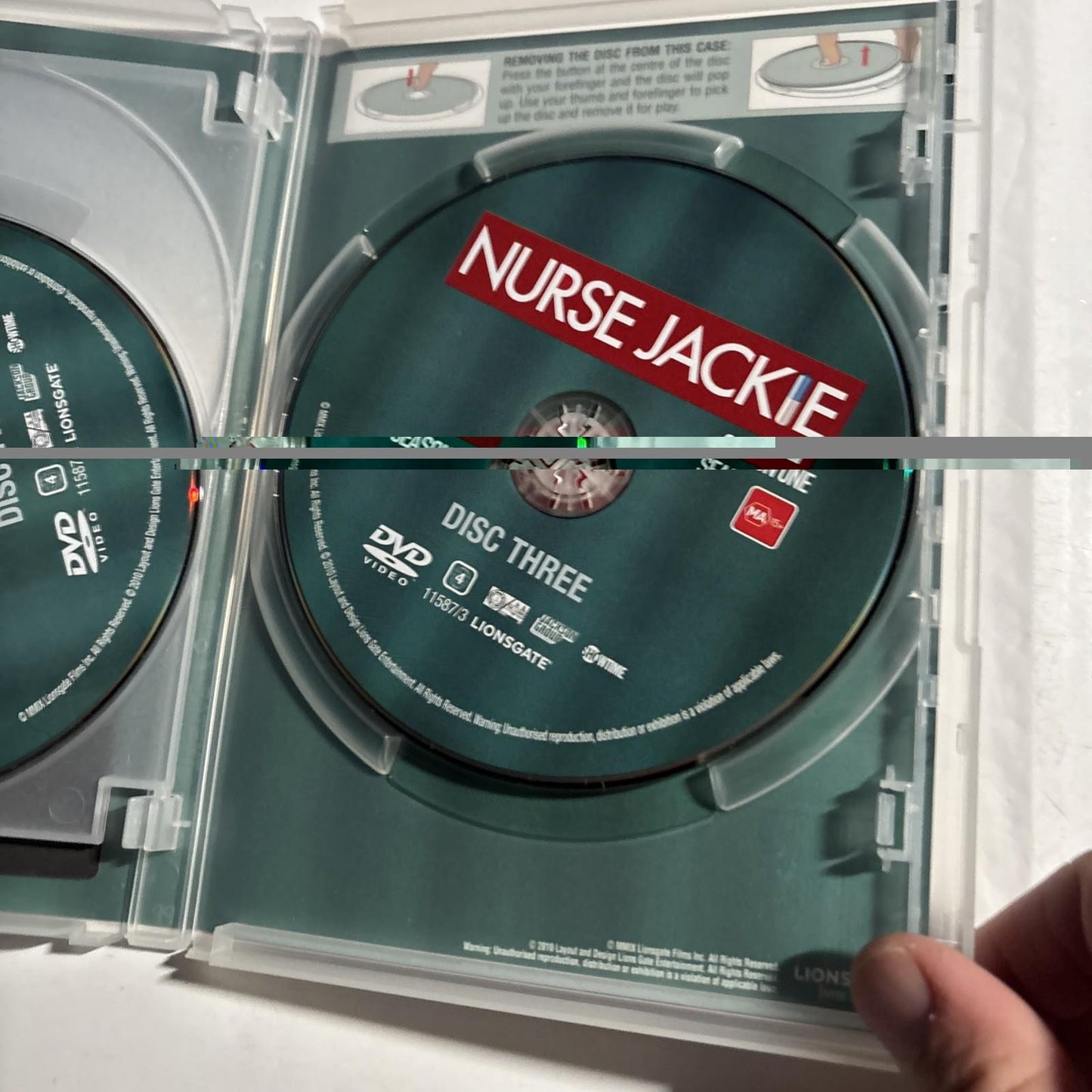 Nurse Jackie : Season 1 (DVD, 2009) Region 4