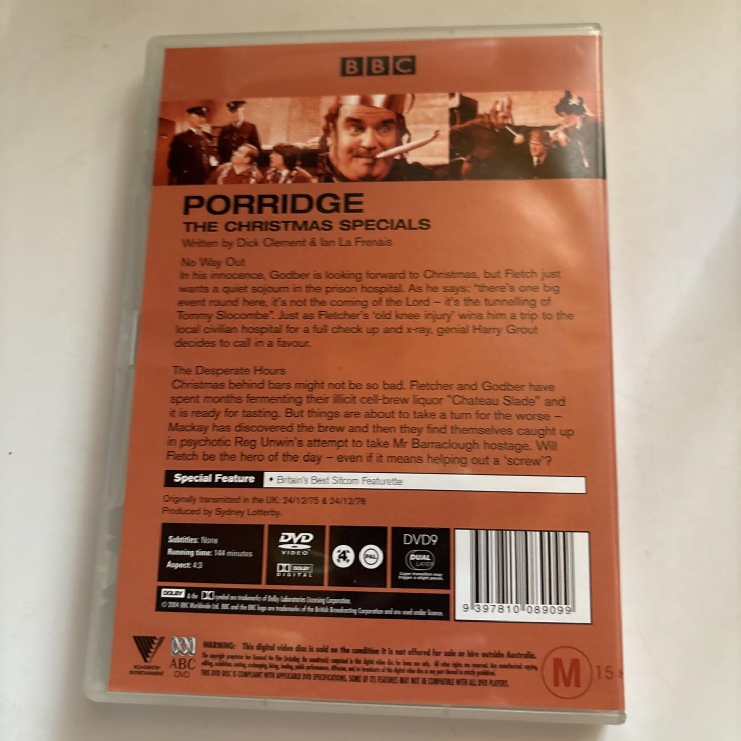 Porridge - Christmas Specials (DVD, 1975) Region 4 NEW