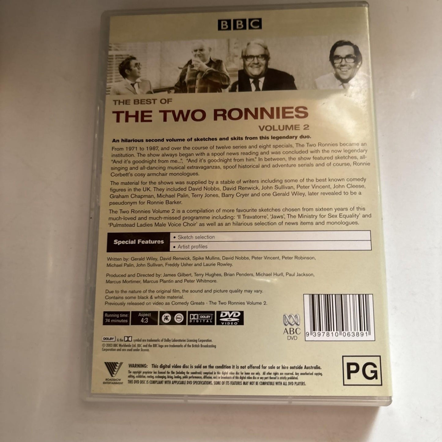 The Best of the Two Ronnies : Vol 2 (DVD, 1987) Region 4 NEW