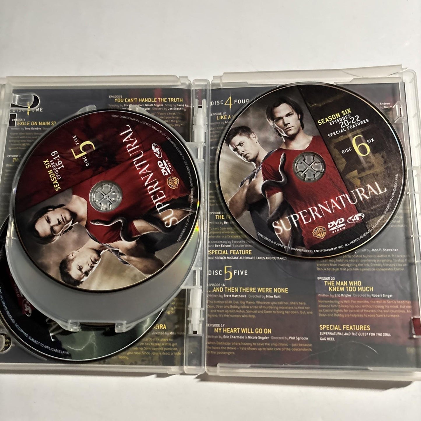 Supernatural : Season 6 (DVD, 2011) Region 4
