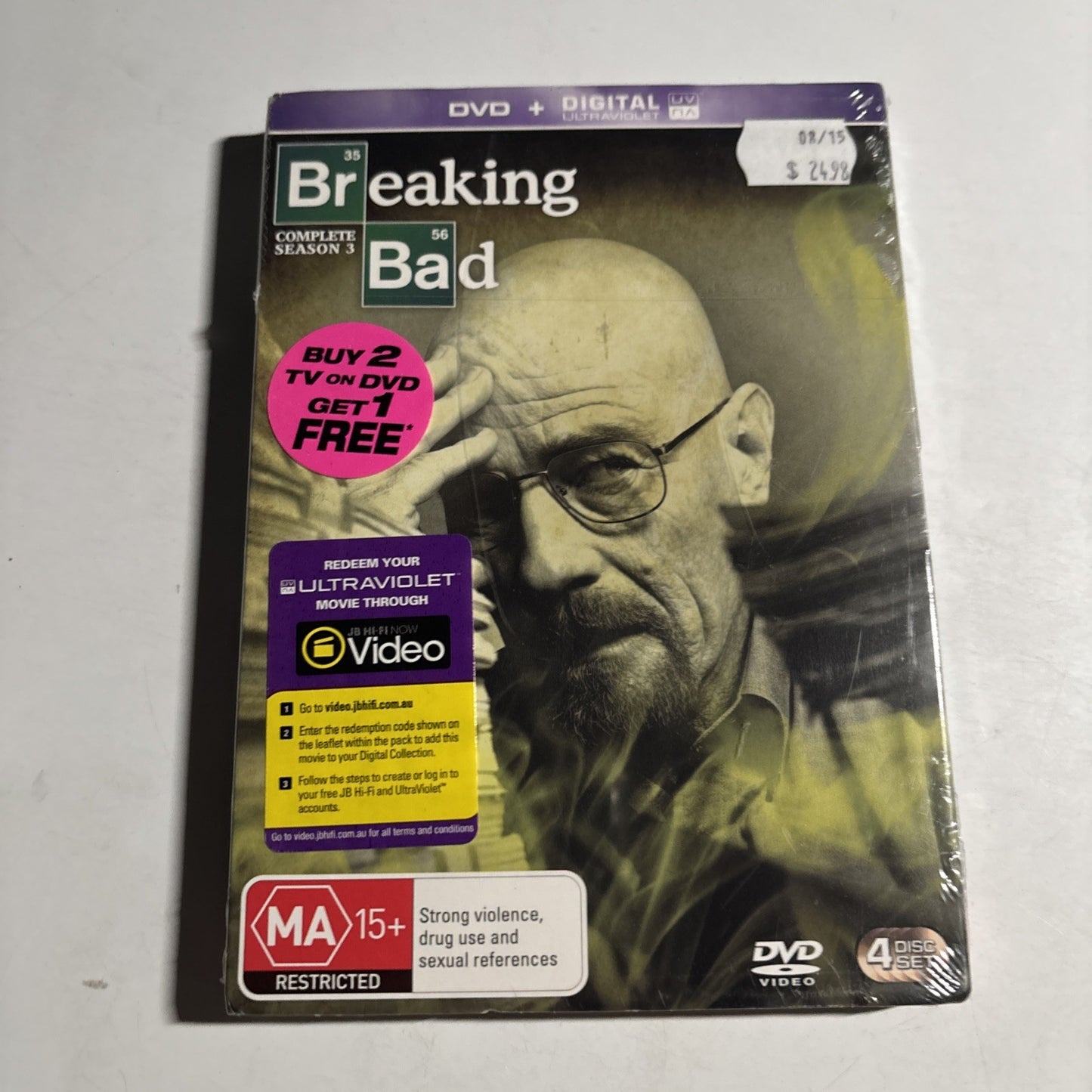 Breaking Bad : Season 3 (DVD, 2010) Region 4 *New Sealed*