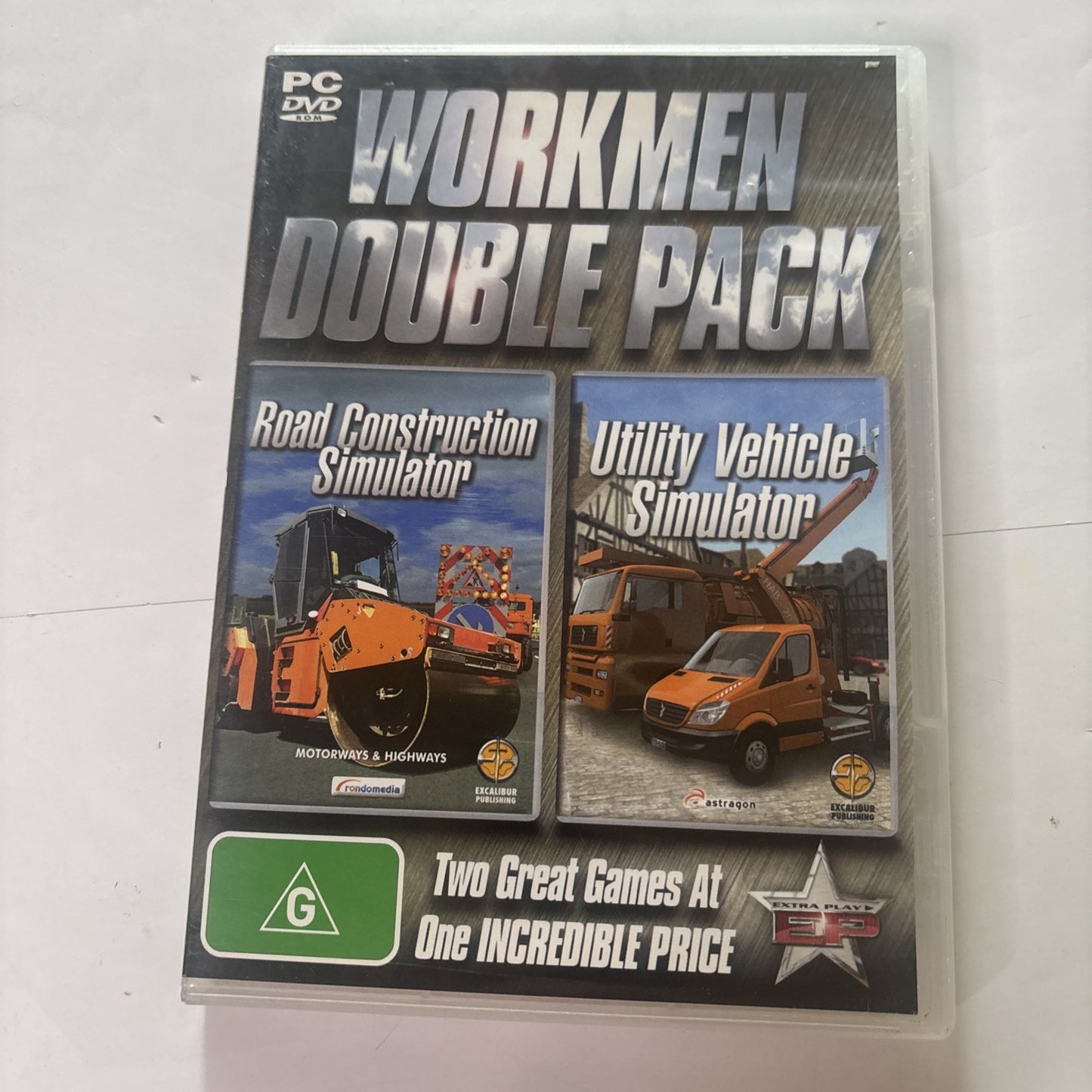 Road Construction + Utility Vehicle Simulator Windows PC DVD-ROM Game