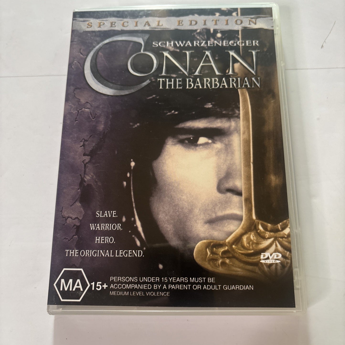 Conan the Barbarian (DVD, 1981) Arnold Schwarzenegger Region 4
