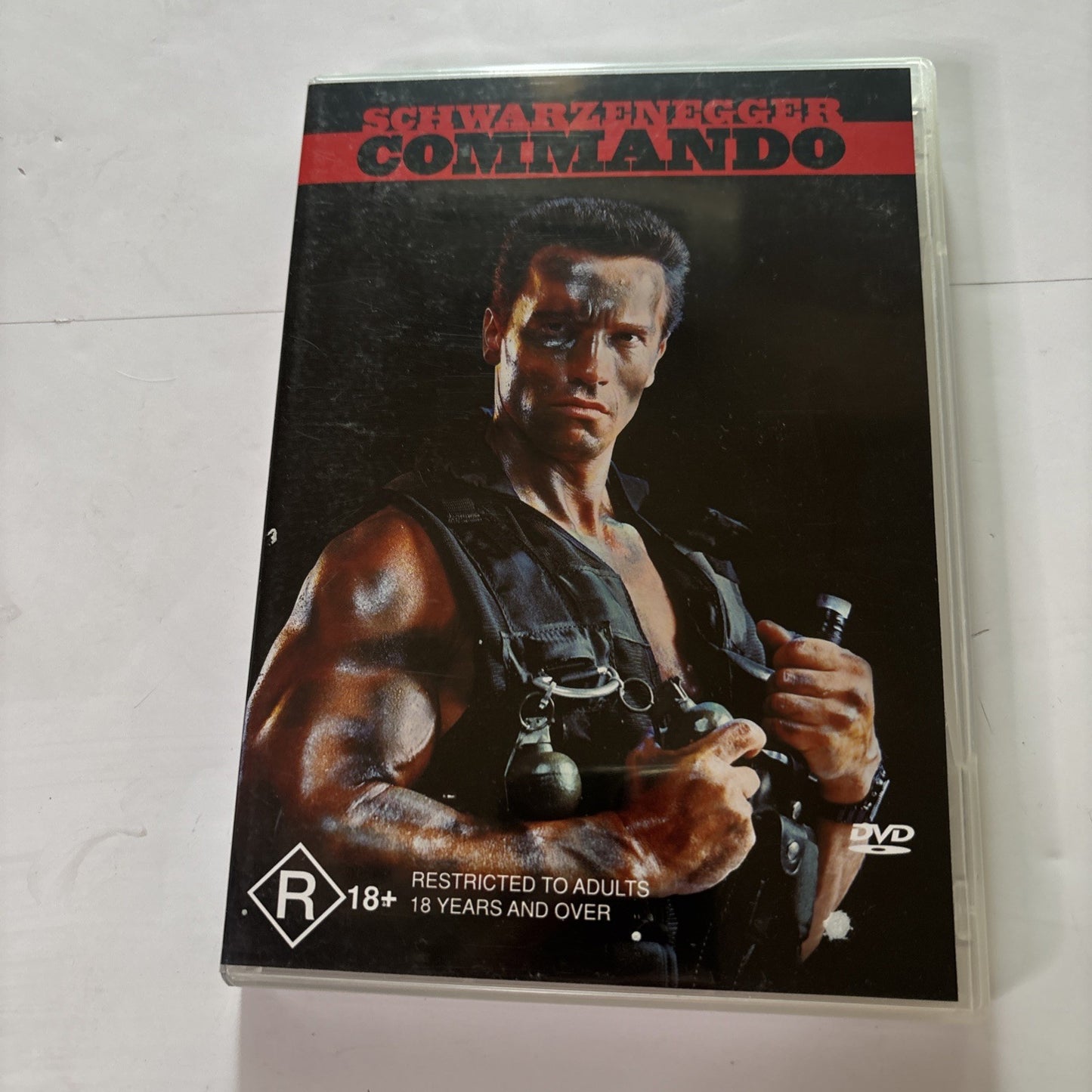 Commando (DVD, 1985) Arnold Schwarzenegger Region 4
