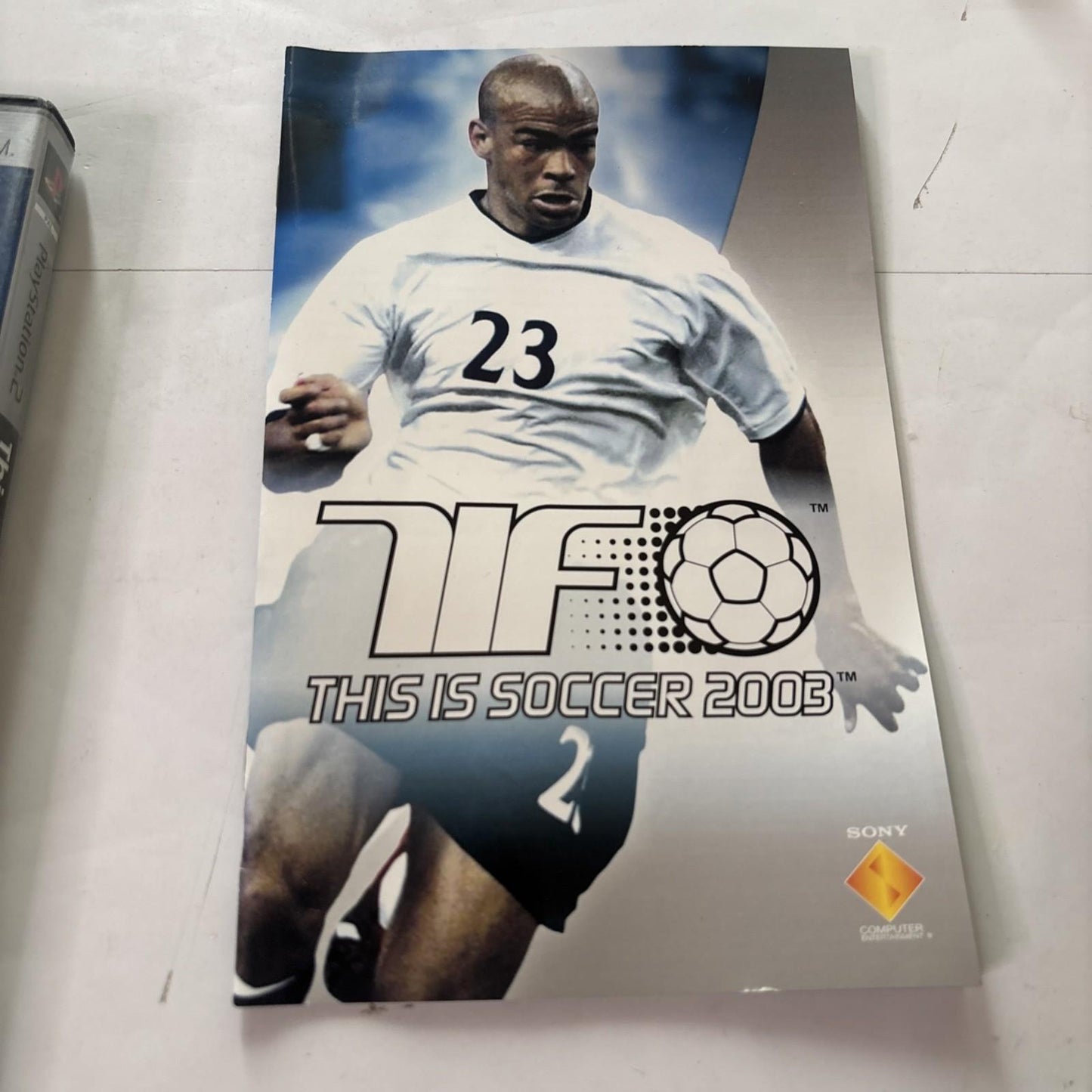This is Soccer 2003 Sony PlayStation 2 PS2 Platinum PAL Manual