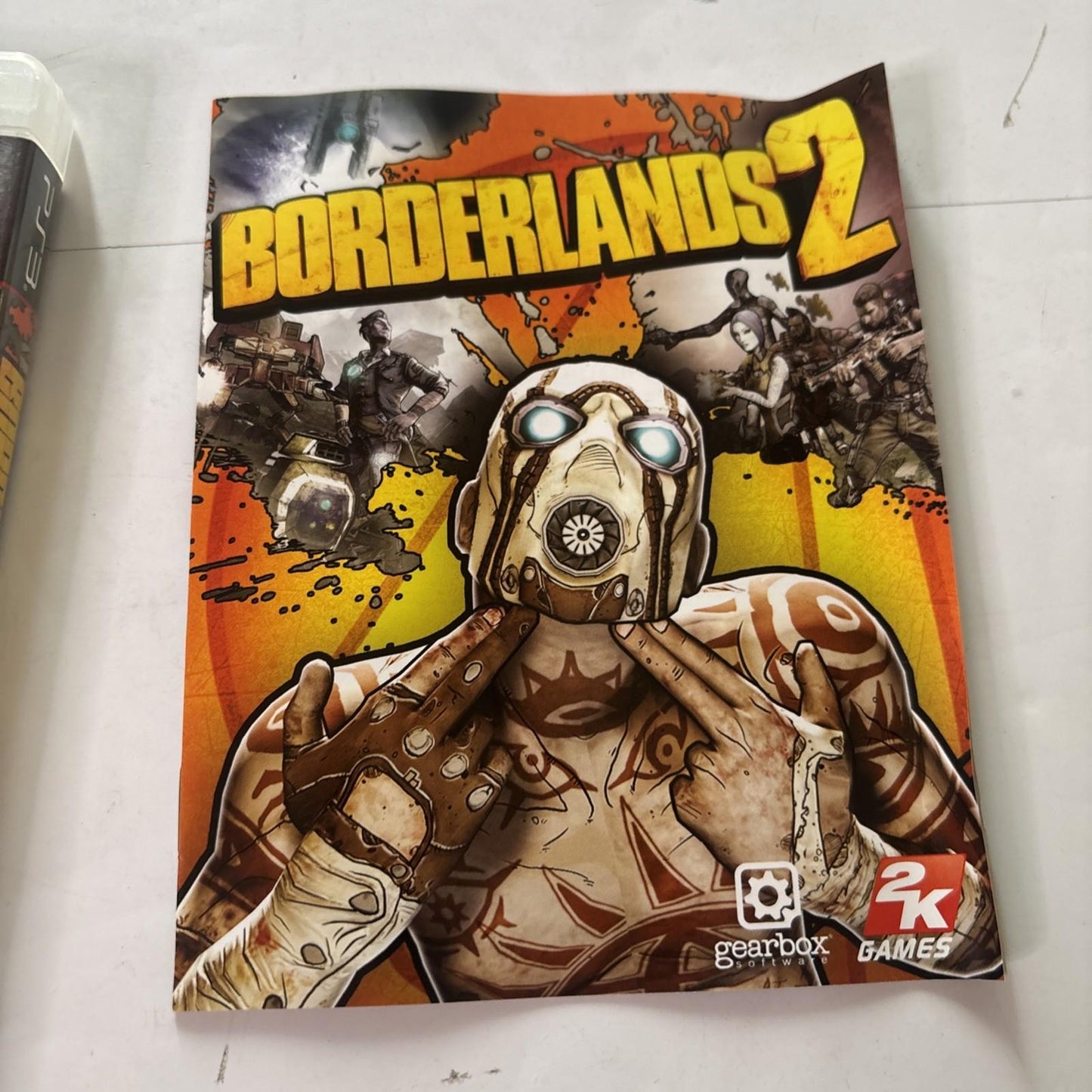 Borderlands 2 Sony Playstation 3 PS3 Manual