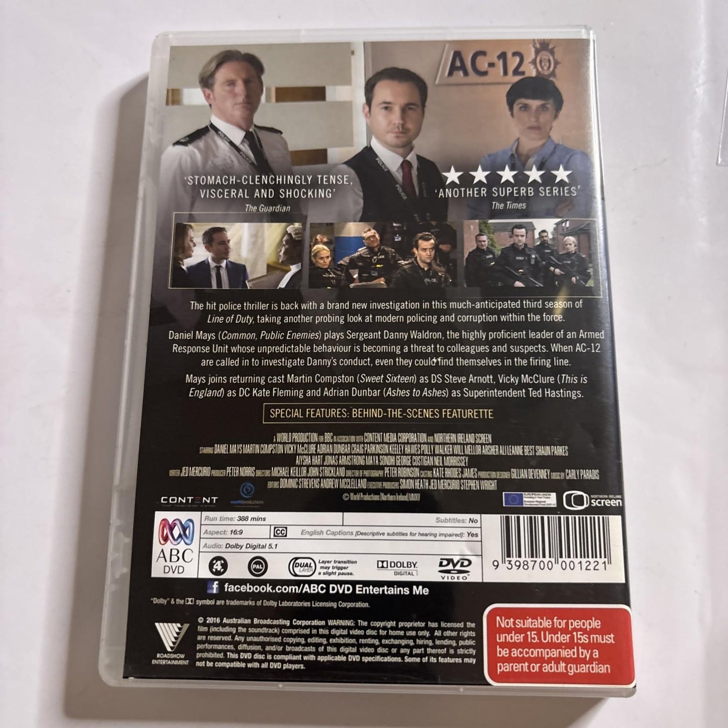 Line of Duty : Season 3 (DVD, 2014) Region 4 NEW