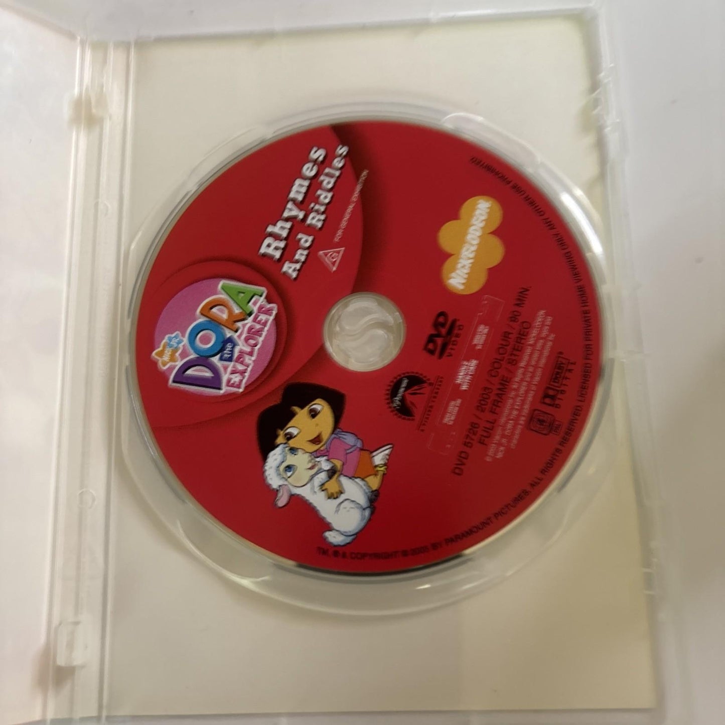 Dora the Explorer - Rhymes & Riddles (DVD, 2000) Region 4
