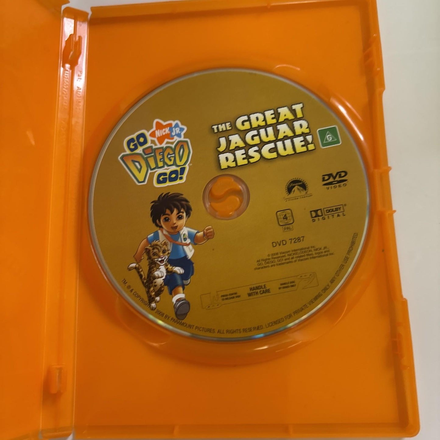 Go Diego Go! - The Great Jaguar Rescue! (DVD, 2005) Region 4