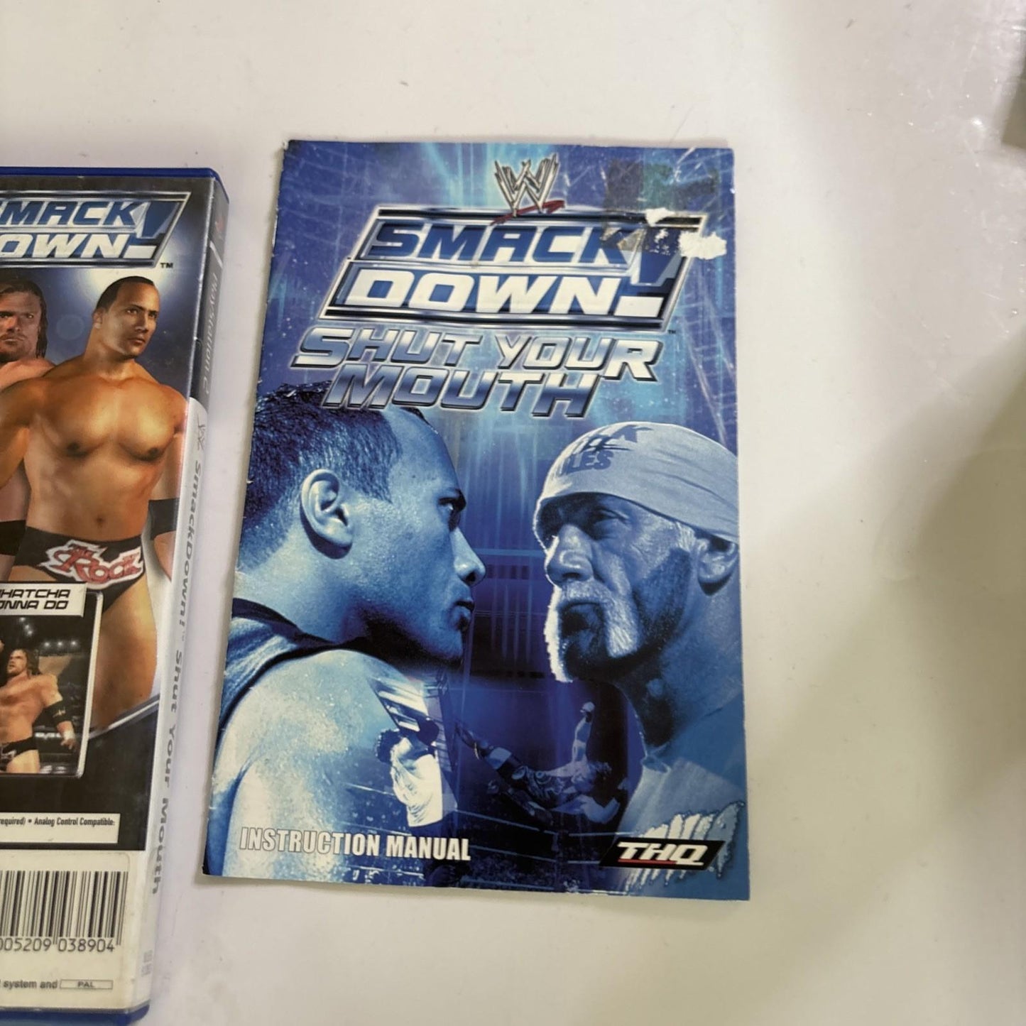 WWE Smack Down Shut Your Mouth Sony Playstation 2 PS2 PAL