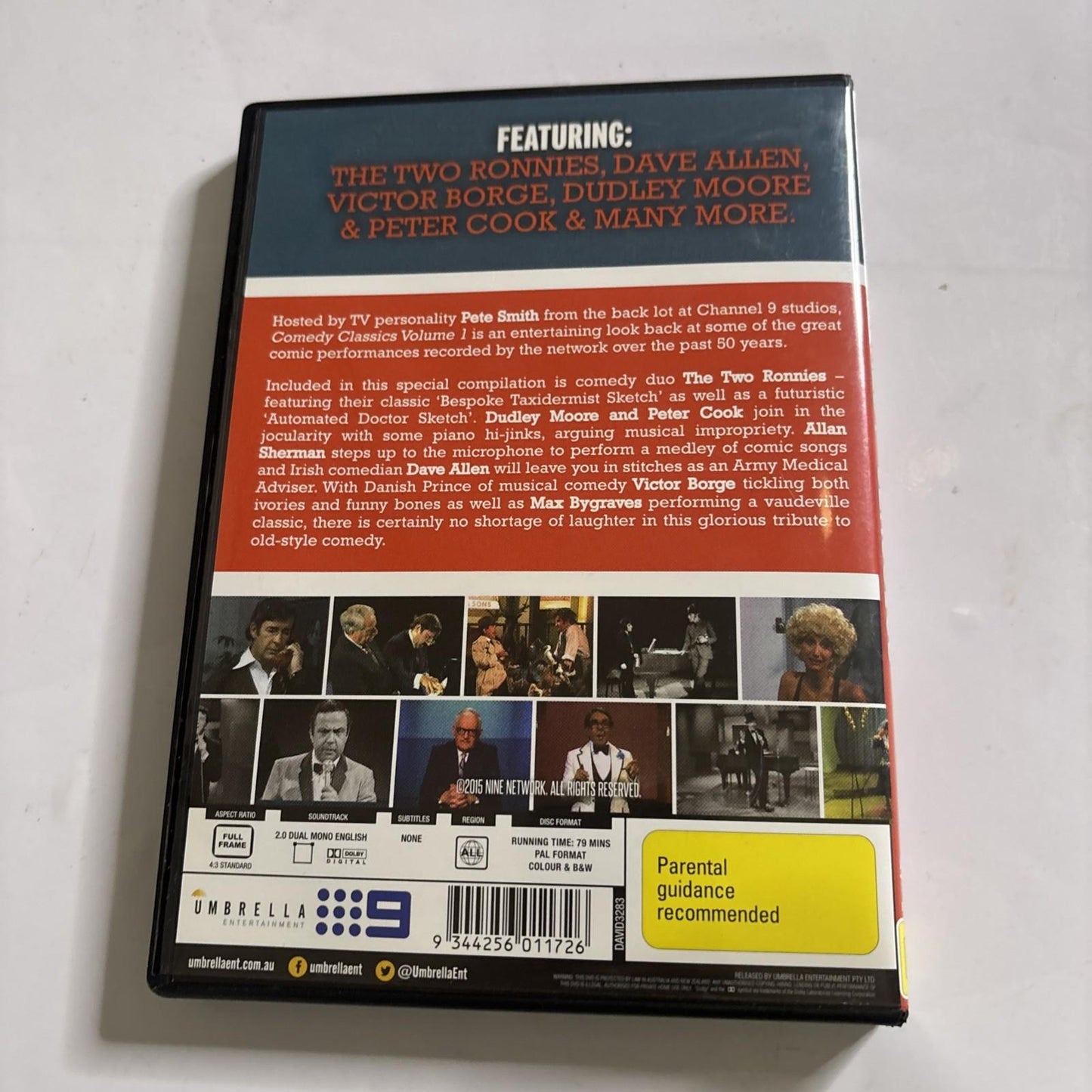 Comedy Classics : Volume 1 (DVD, 2015) Peter Cook, Dudley Moore All Regions NEW
