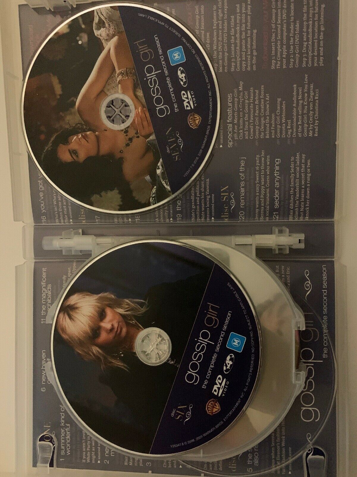 Gossip Girl : Season 2 (DVD, 2009, 7-Disc Set)