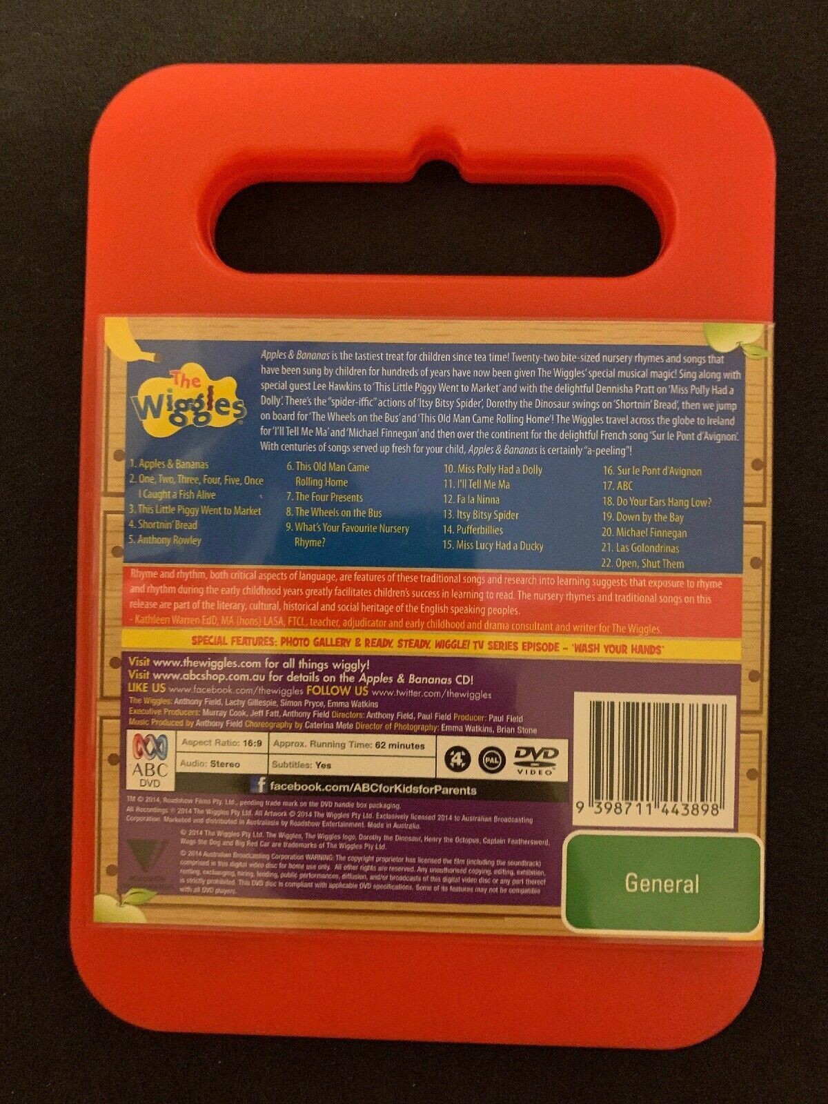 The Wiggles - Apples And Bananas (DVD) Region 4