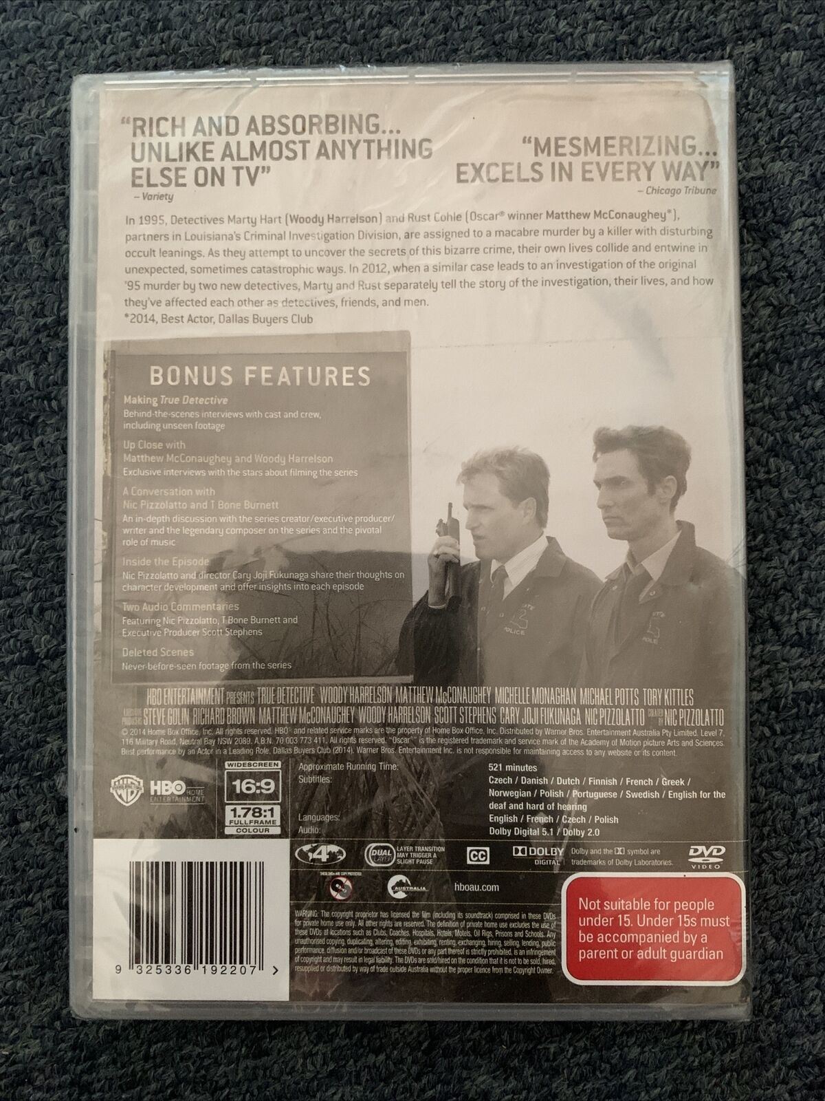 *New Sealed* True Detective : Season 1 (DVD, 2014, 3-Disc Set) Region 4