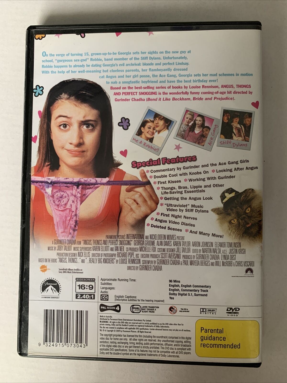 Angus, Thongs and Perfect Snogging (DVD, 2008)