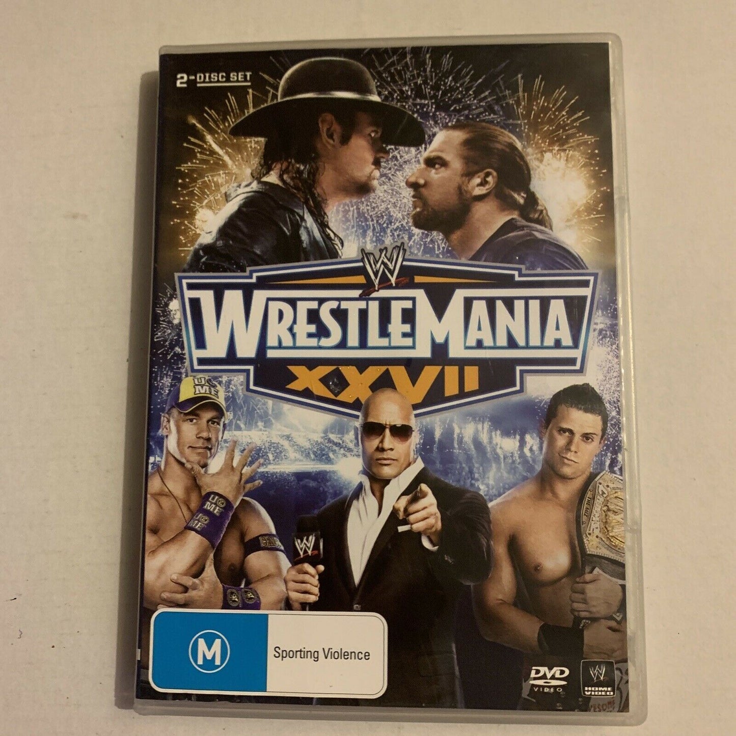 WWE Wrestlemania XXVII 27 (DVD, 2010, 2-Disc Set) Region 4
