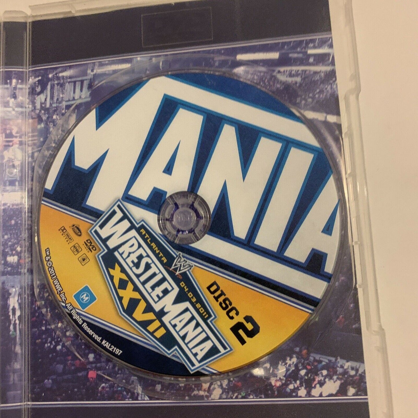 WWE Wrestlemania XXVII 27 (DVD, 2010, 2-Disc Set) Region 4