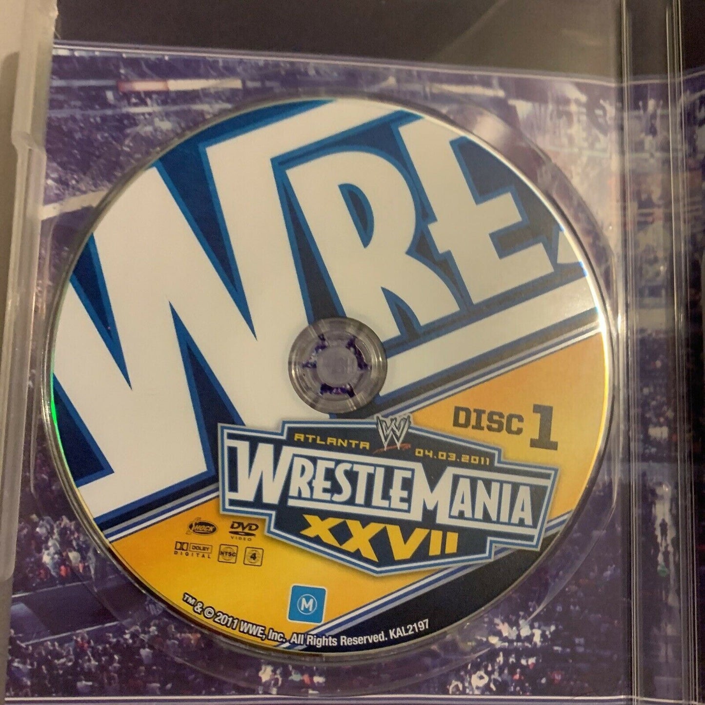 WWE Wrestlemania XXVII 27 (DVD, 2010, 2-Disc Set) Region 4
