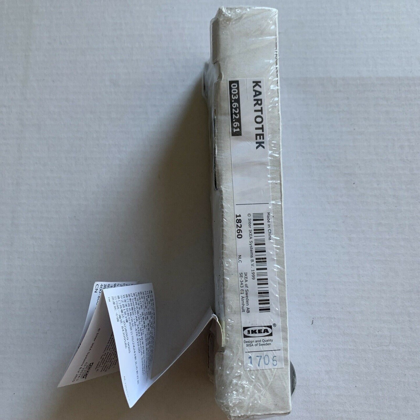 *New* IKEA Kartotek Hook, Gray 003.622.61
