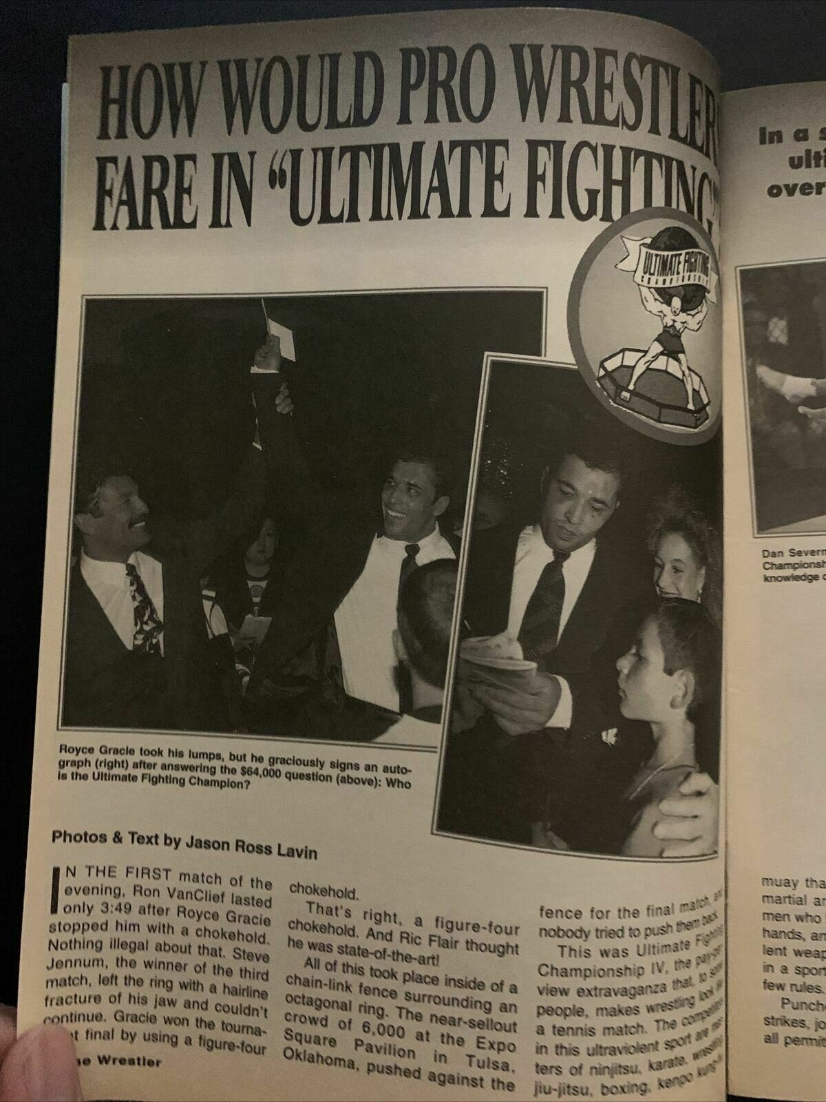 The Wrestler Magazine May 1995 - Royce Gracie, Sting, Savage, Flair