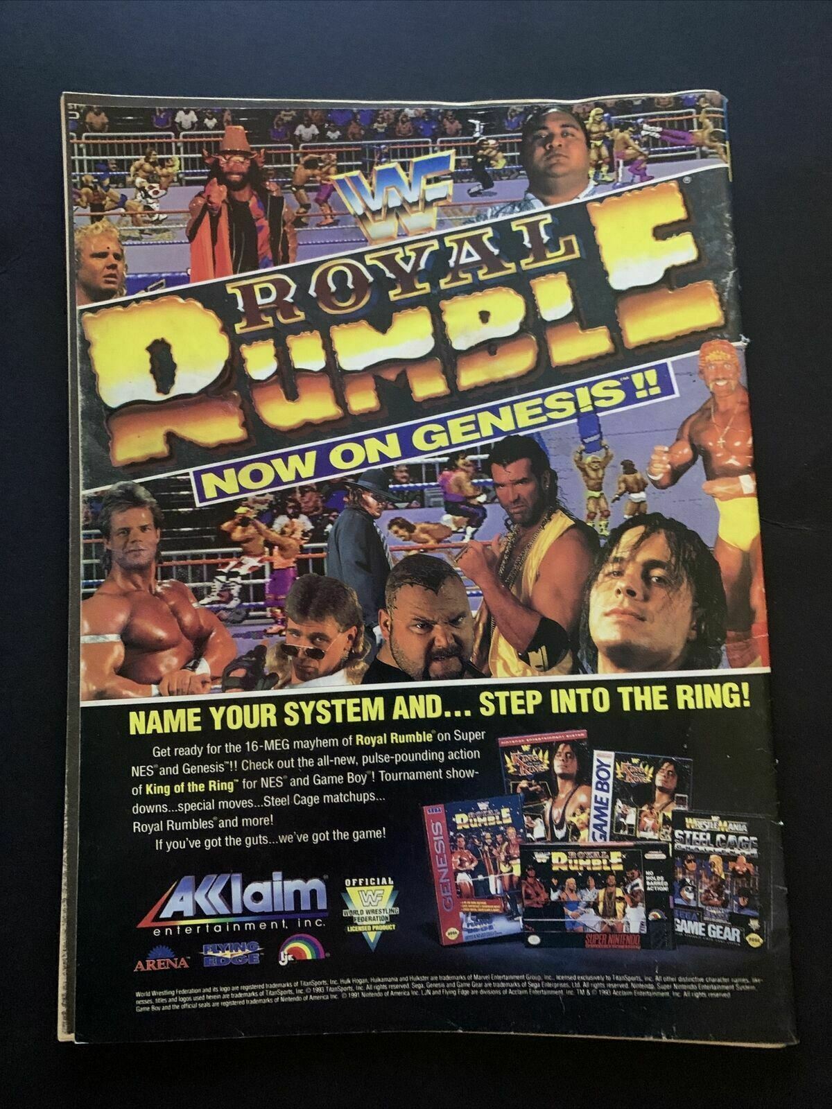 Wrestle America Magazine December 1993 - Ultimate Warrior, Lex Luger, Rick Rude