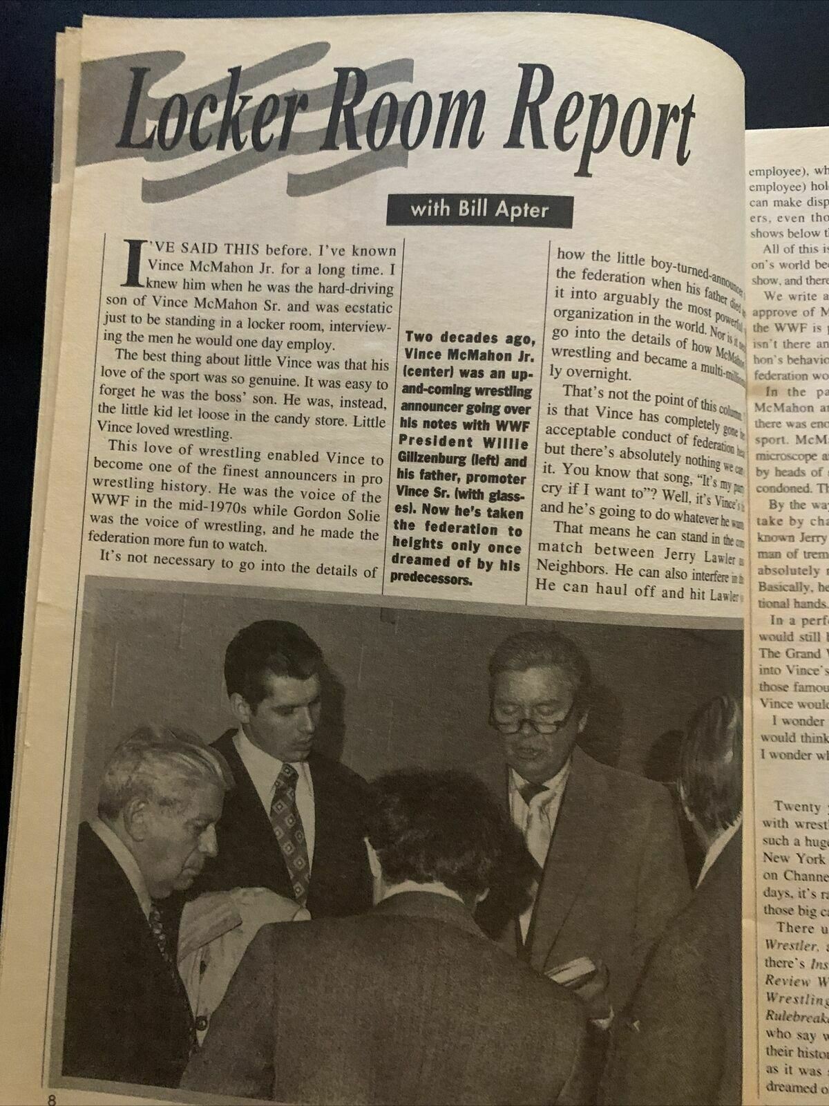 Wrestle America Magazine December 1993 - Ultimate Warrior, Lex Luger, Rick Rude
