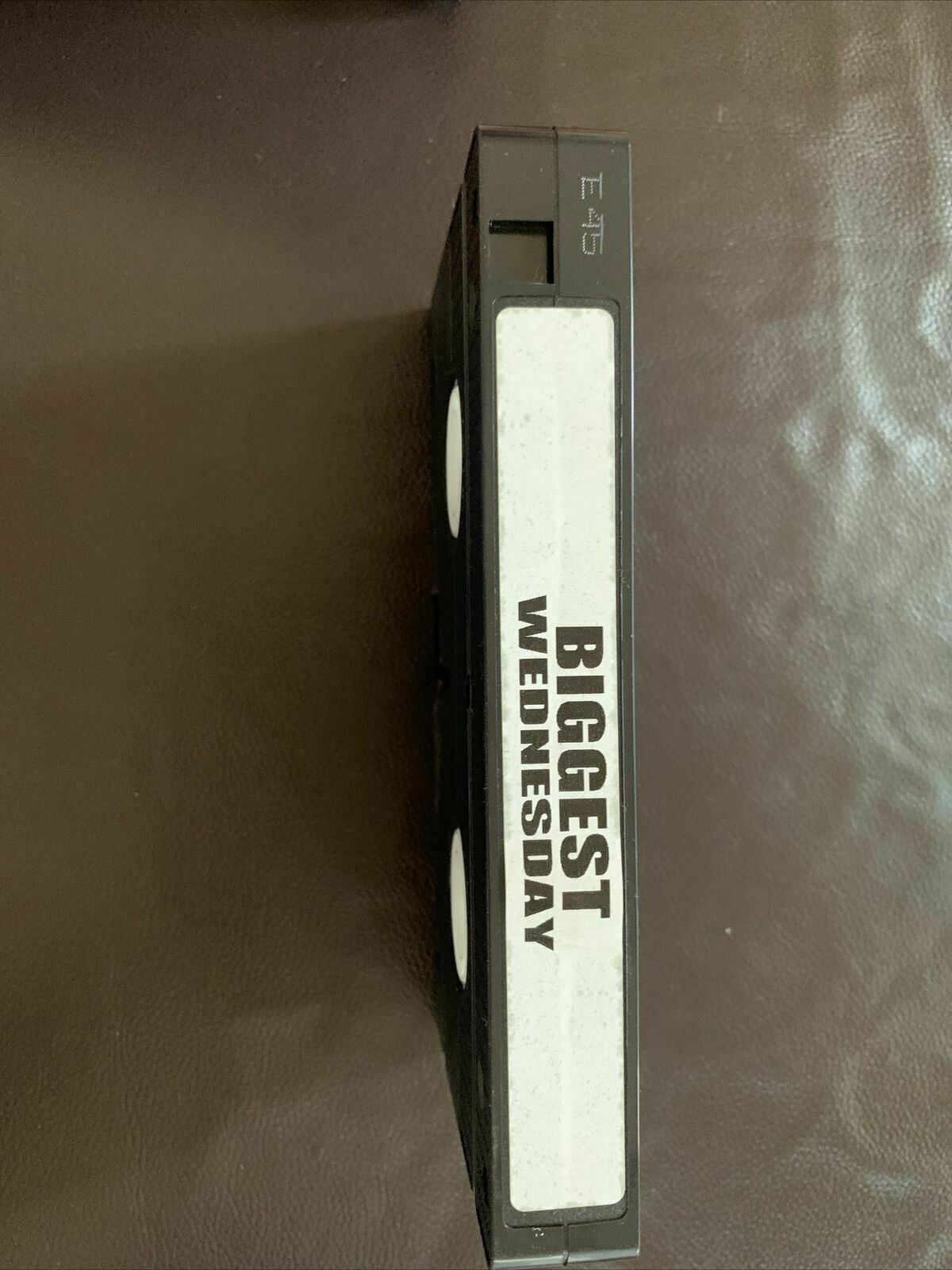 BIGGEST WEDNESDAY Condition Black 1998 Surfing Life VHS PAL Ken Bradshaw, Shawn