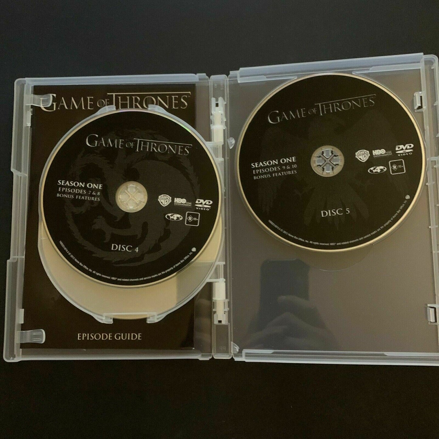 Game Of Thrones : Season 1 (DVD, 2012, 5-Disc Set) Region 2,4