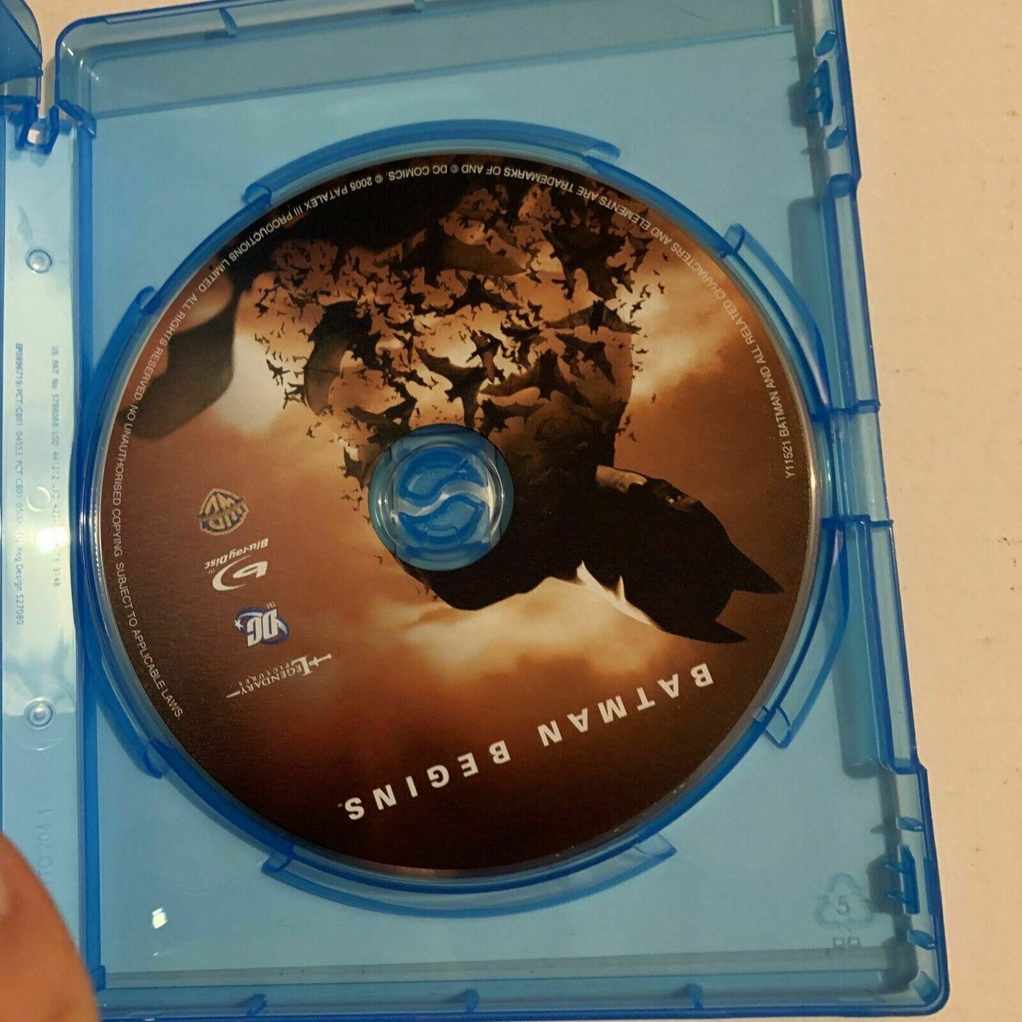 Batman Begins (Platinum Collection) (Blu-ray, 2005) Christian Bale, Michael Cain