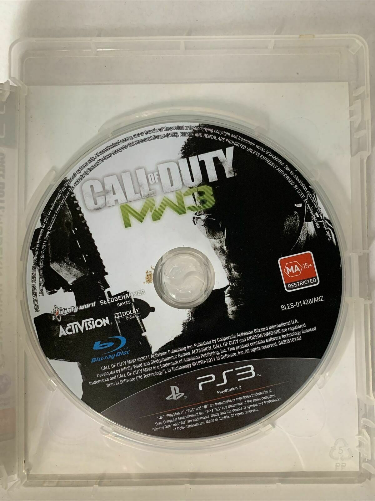 Call of Duty Modern Warfare 3 MW3 - PS3 Game