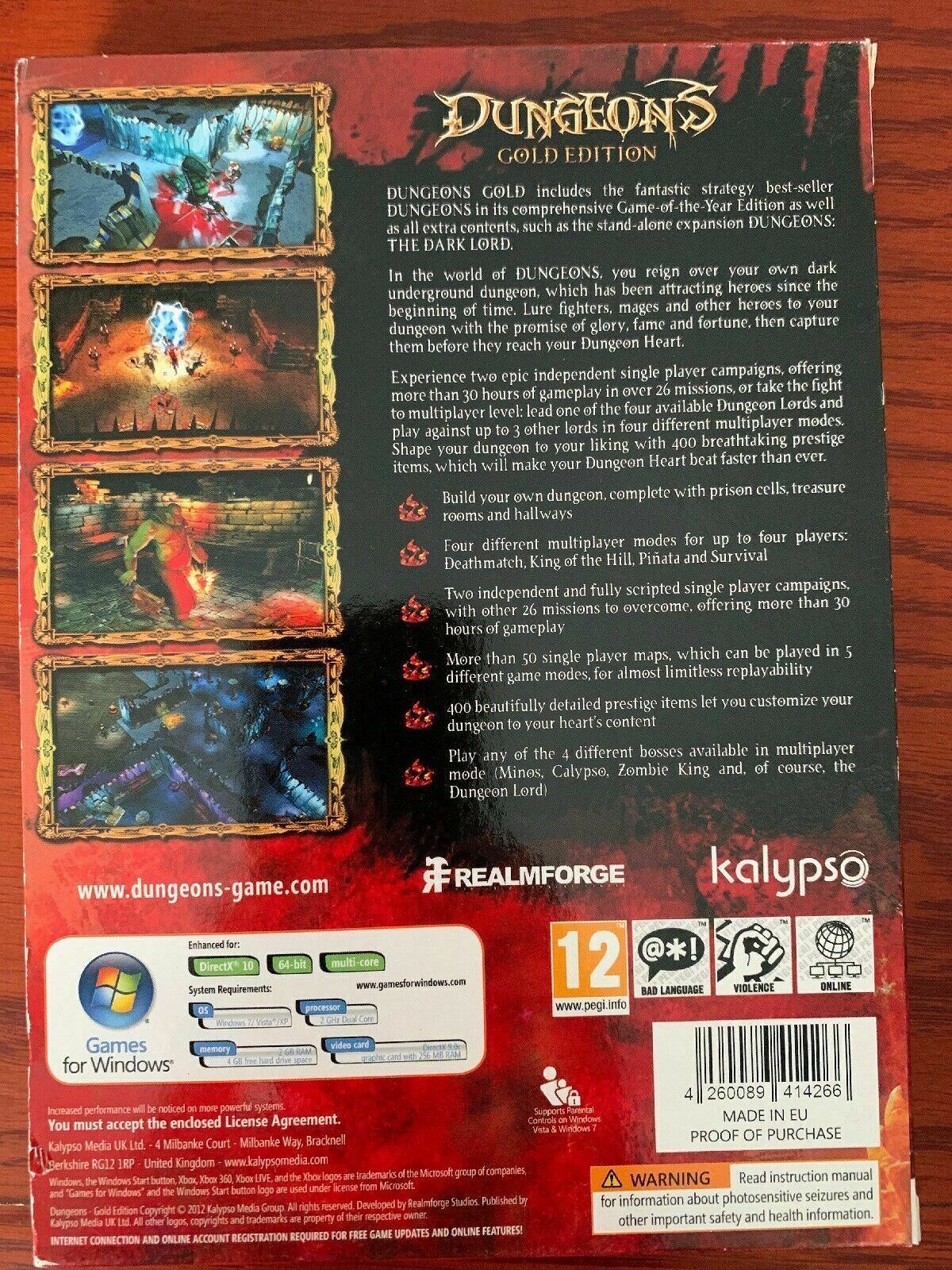 Dungeons: Gold Edition - PC RPG Strategy Game