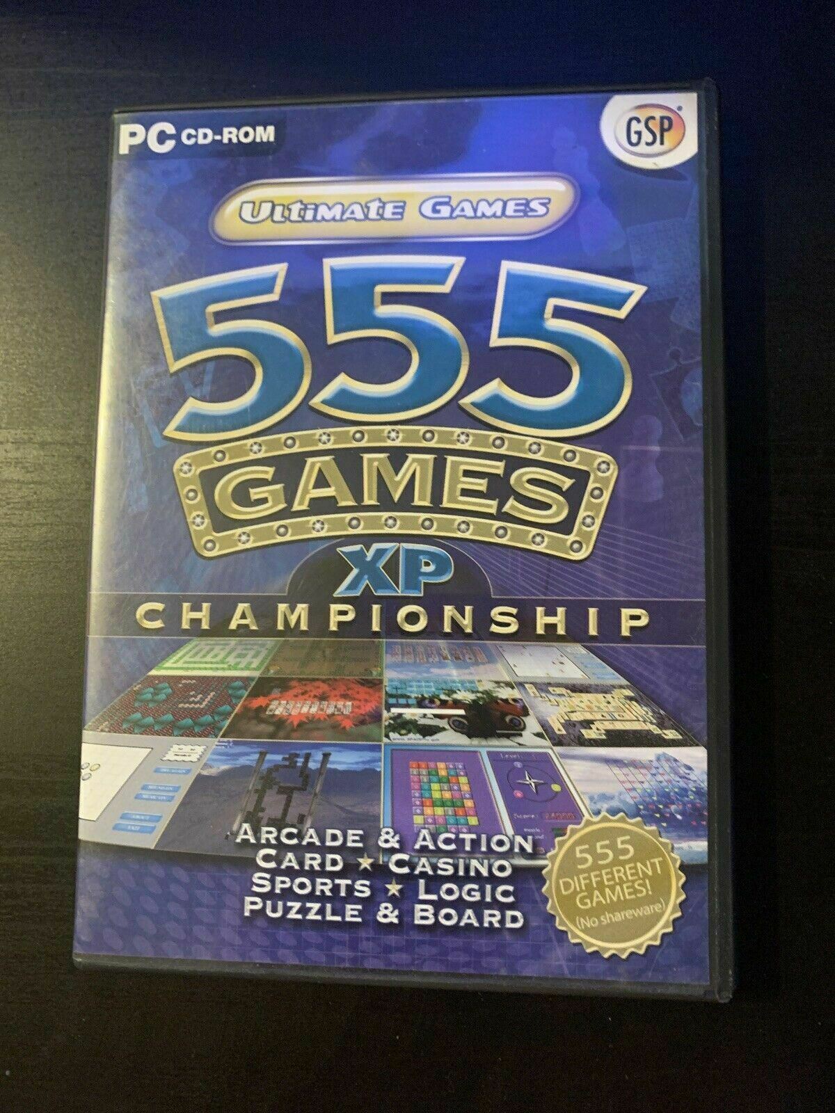 Ultimate Games - 555 Games XP Championship (PC CDROM, 2006)