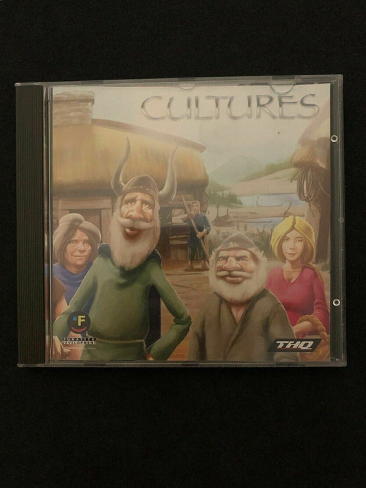 Cultures - PC CD Real Time Strategy RTS Viking Sim City Building Game