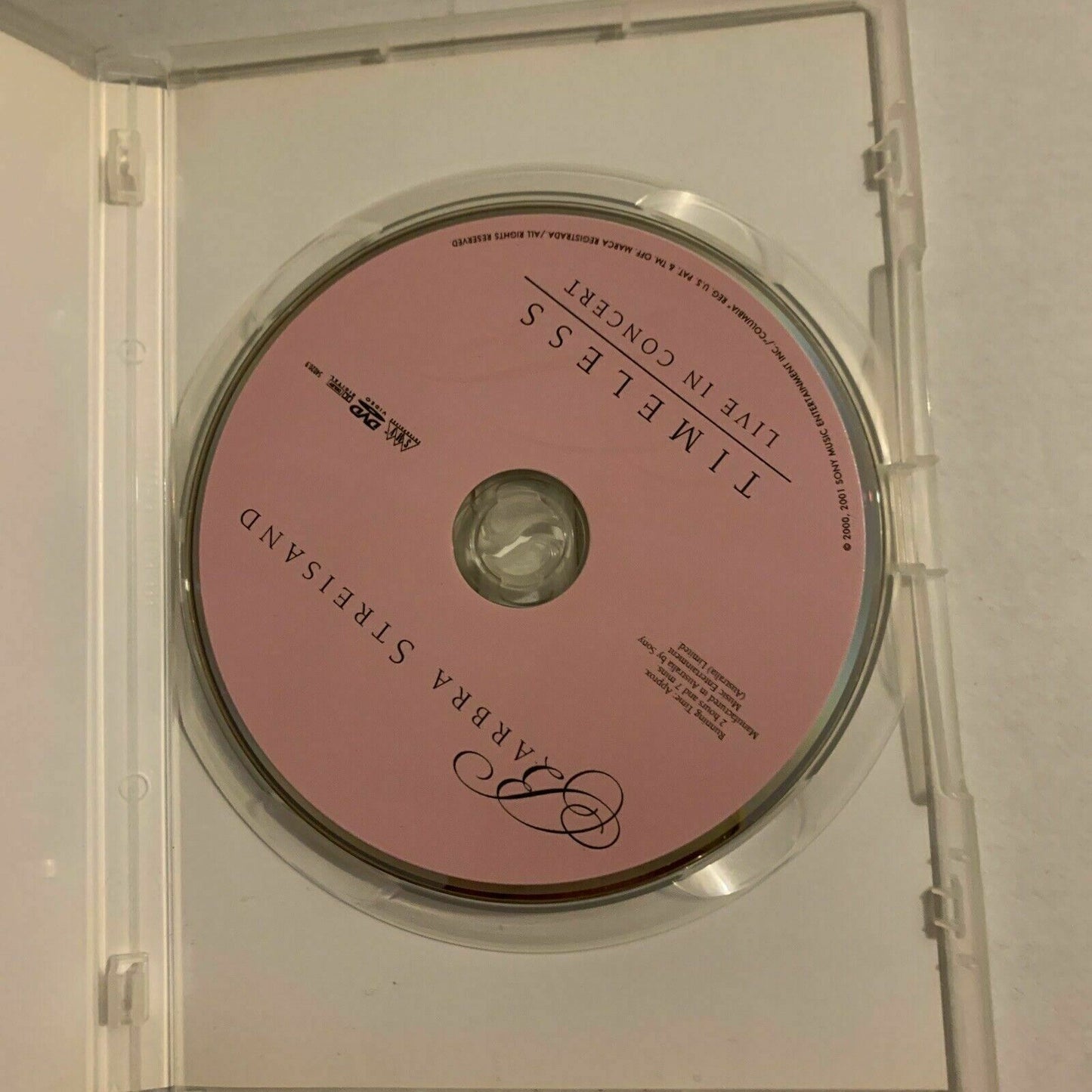 Barbra Streisand - Timeless - Live In Concert (DVD, 2000) Region Free