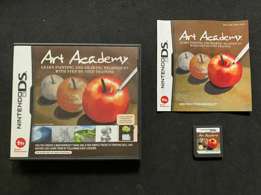 Art Academy (Nintendo DS, 2010) with Manual