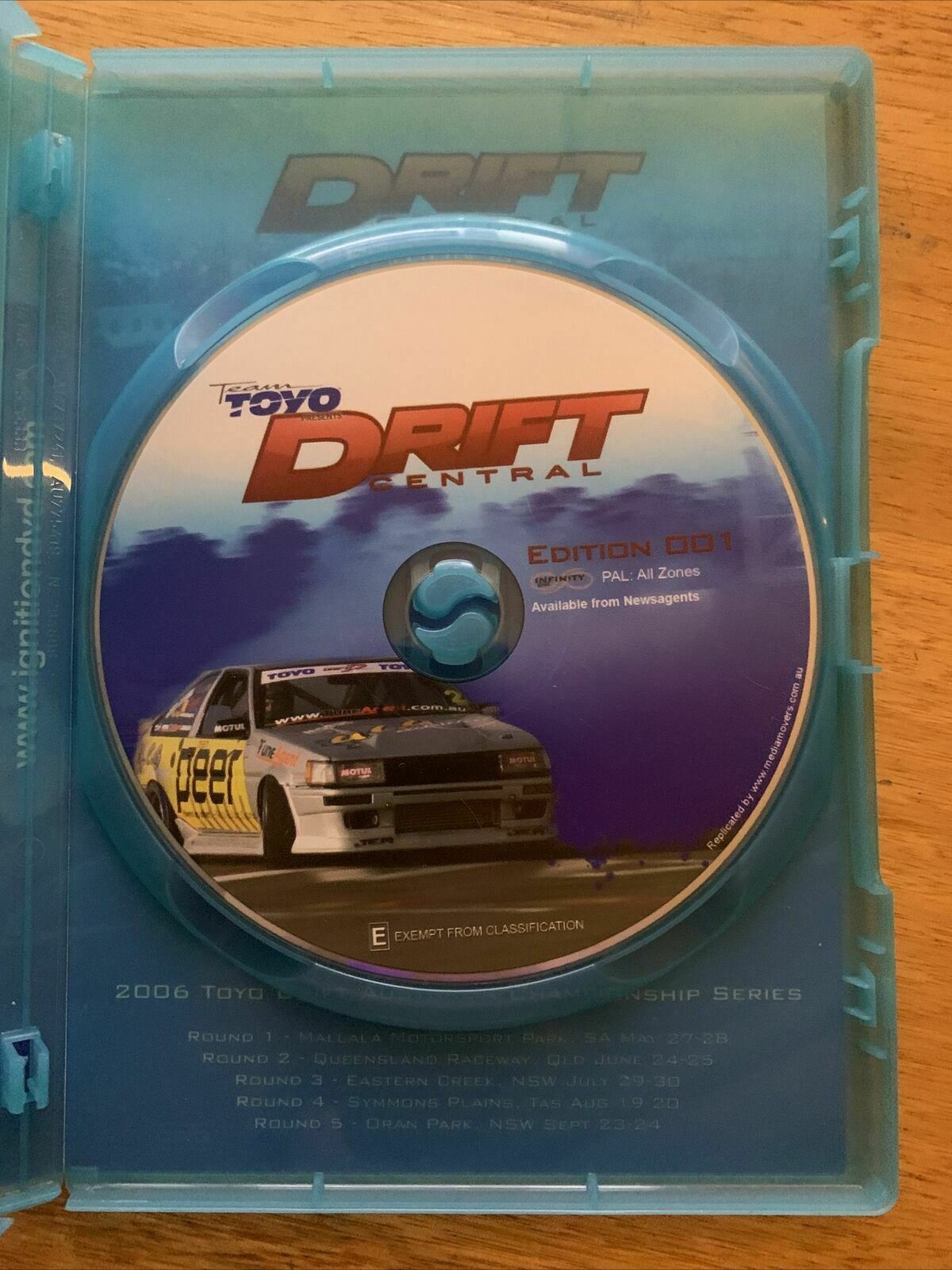 Team Toyo Presents : Drift Central - DVD Series Rare Aus Stock New Region ALL