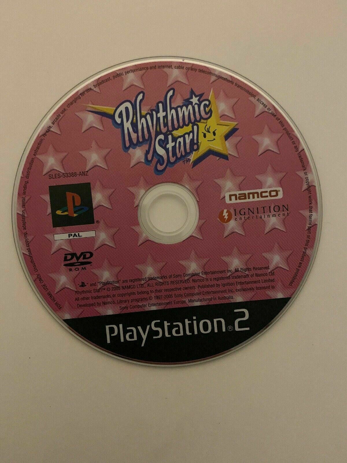 Rhythmic Star - Sony Playstation 2 PS2 PAL Dance Music Game - Includes Manual