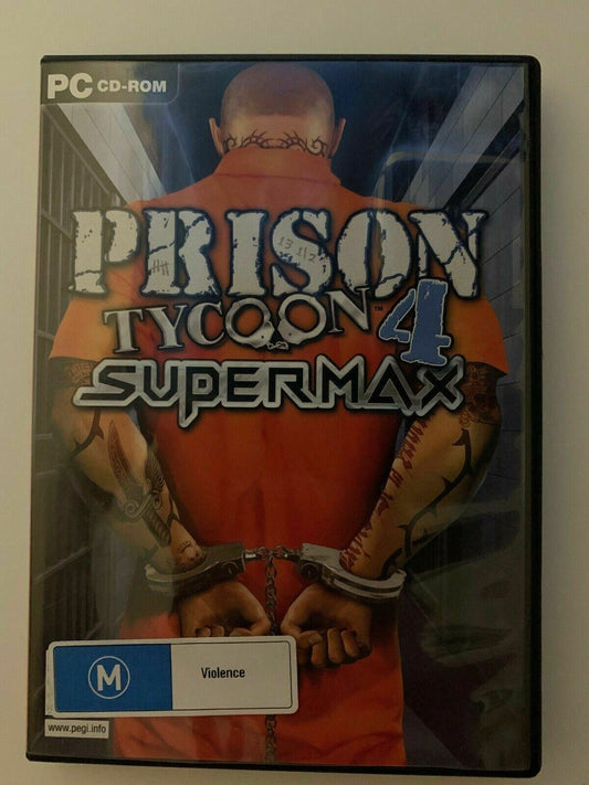 PRISON TYCOON 4 SUPERMAX - PC CD Simulation Manager Strategy Game