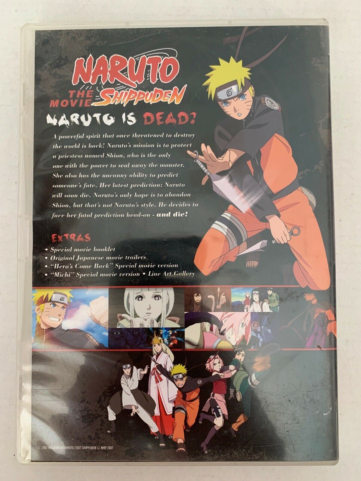 Naruto: Shippuden - The Movie (DVD, 2009) Anime Manga Film Madman